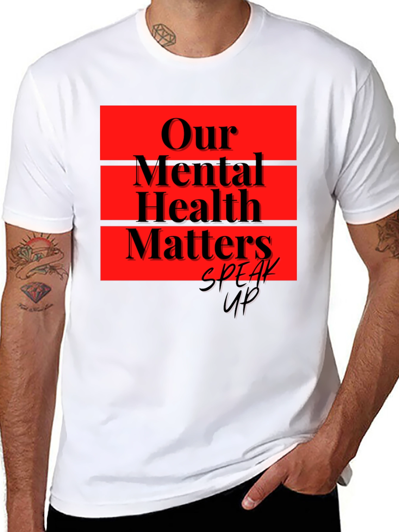 Our Mental Health Matters Black T-Shirt