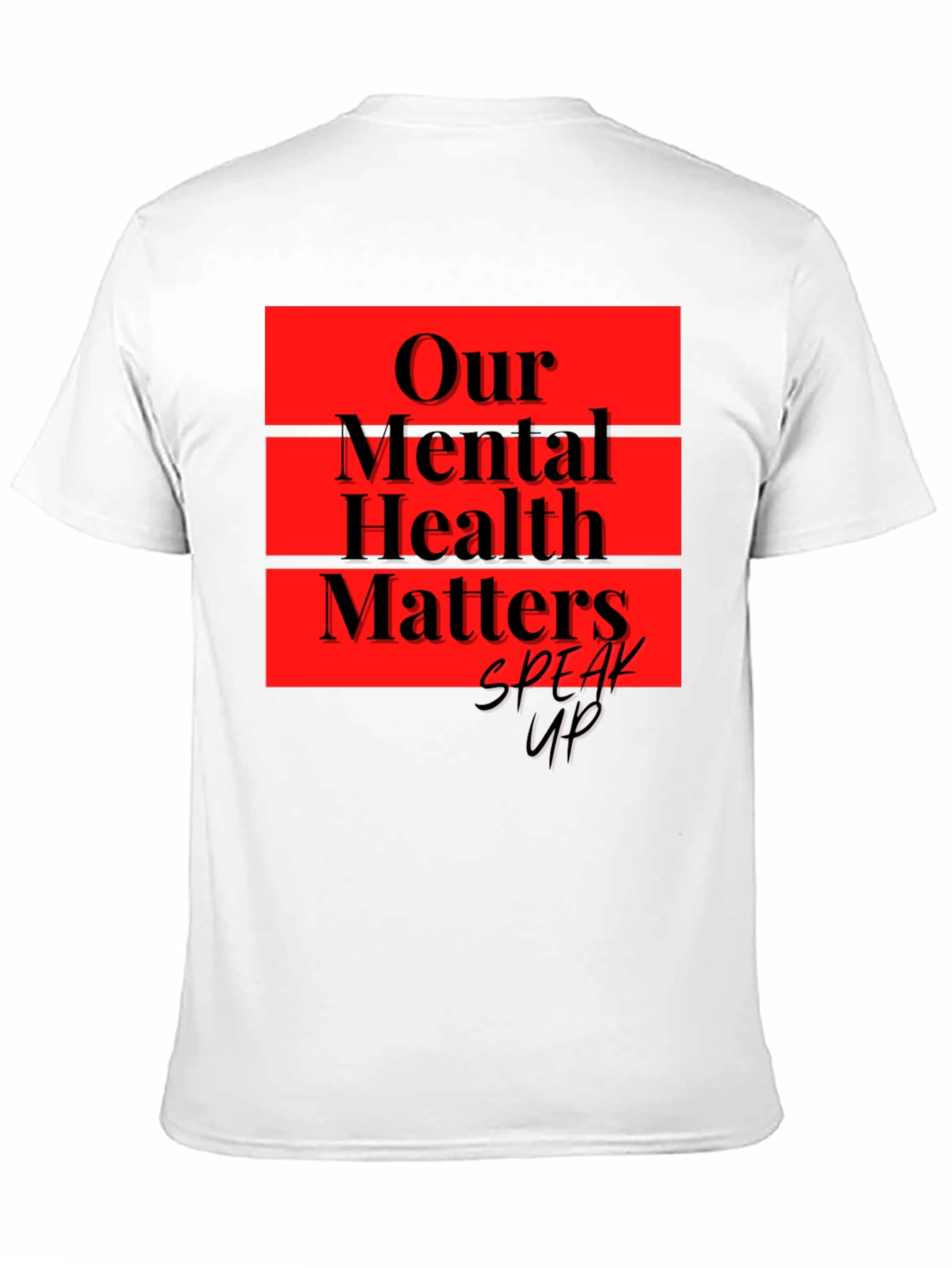 Our Mental Health Matters Black T-Shirt
