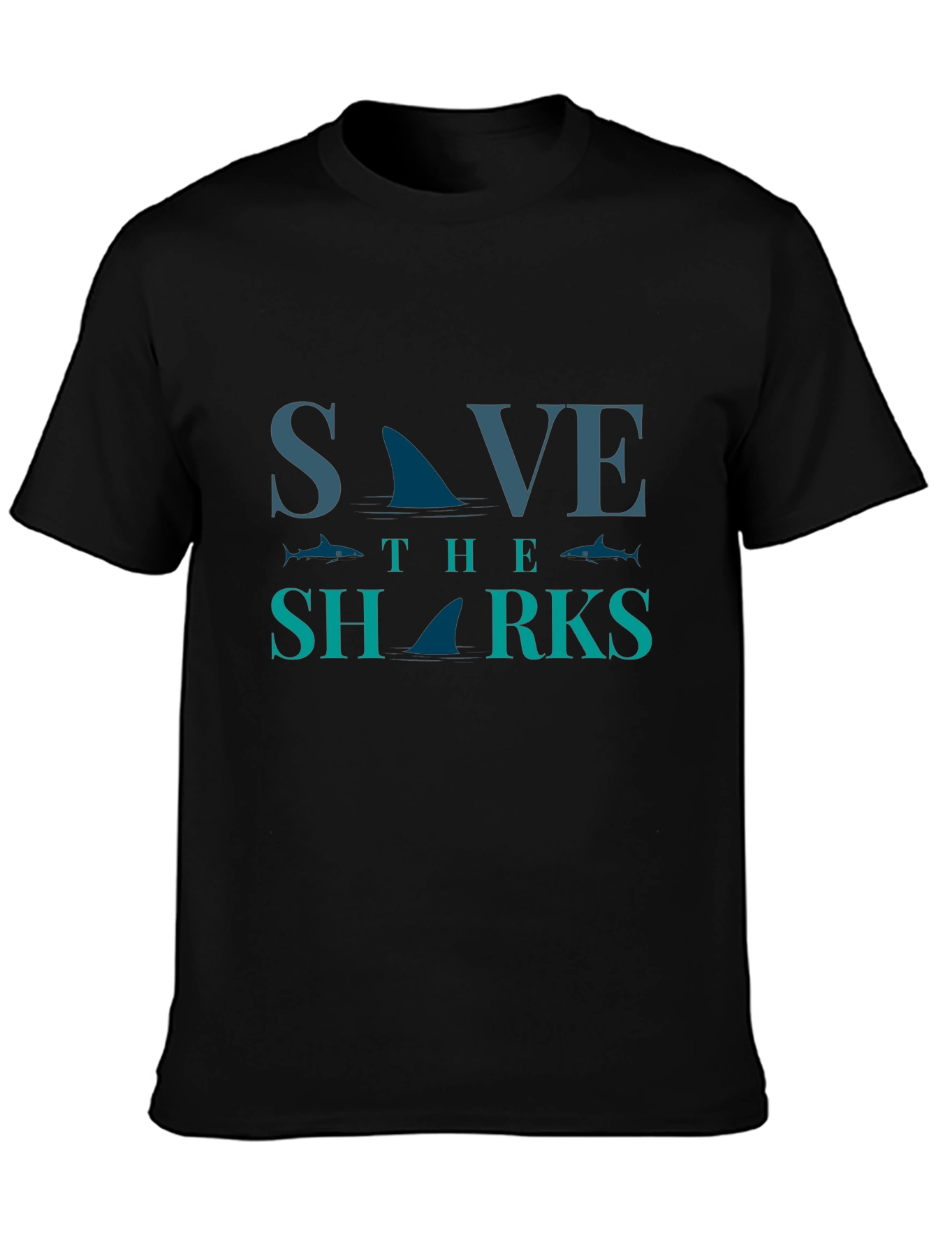 Save the Sharks Graphic Tee - Eco-Friendly Fashion