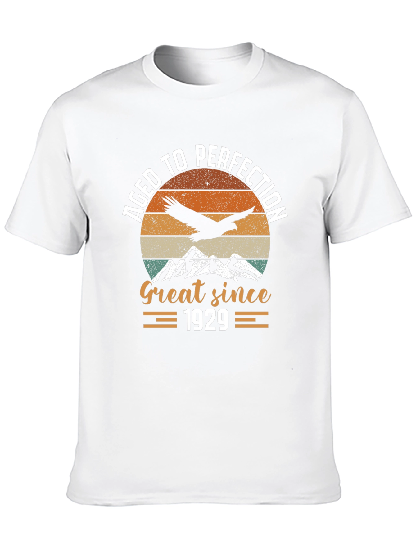 Aged To Perfection - Great Since 1929 Black T-Shirt