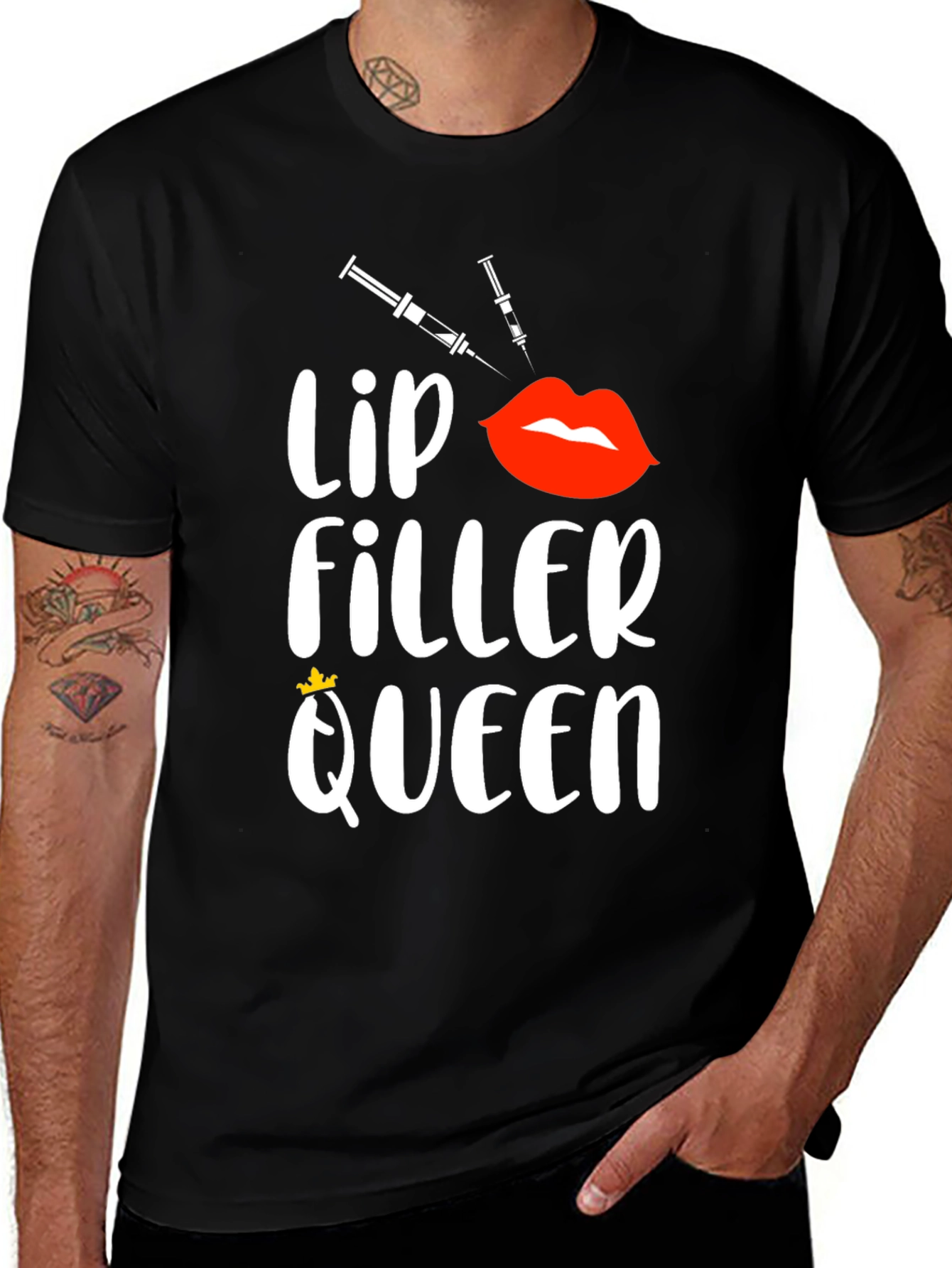 Lip Filler Queen Graphic Tee - Aesthetic Beauty