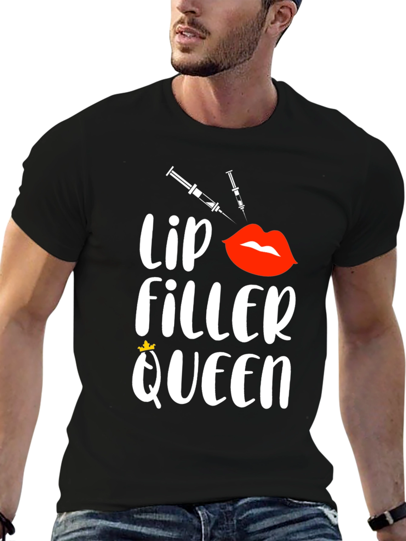 Lip Filler Queen Graphic Tee - Aesthetic Beauty