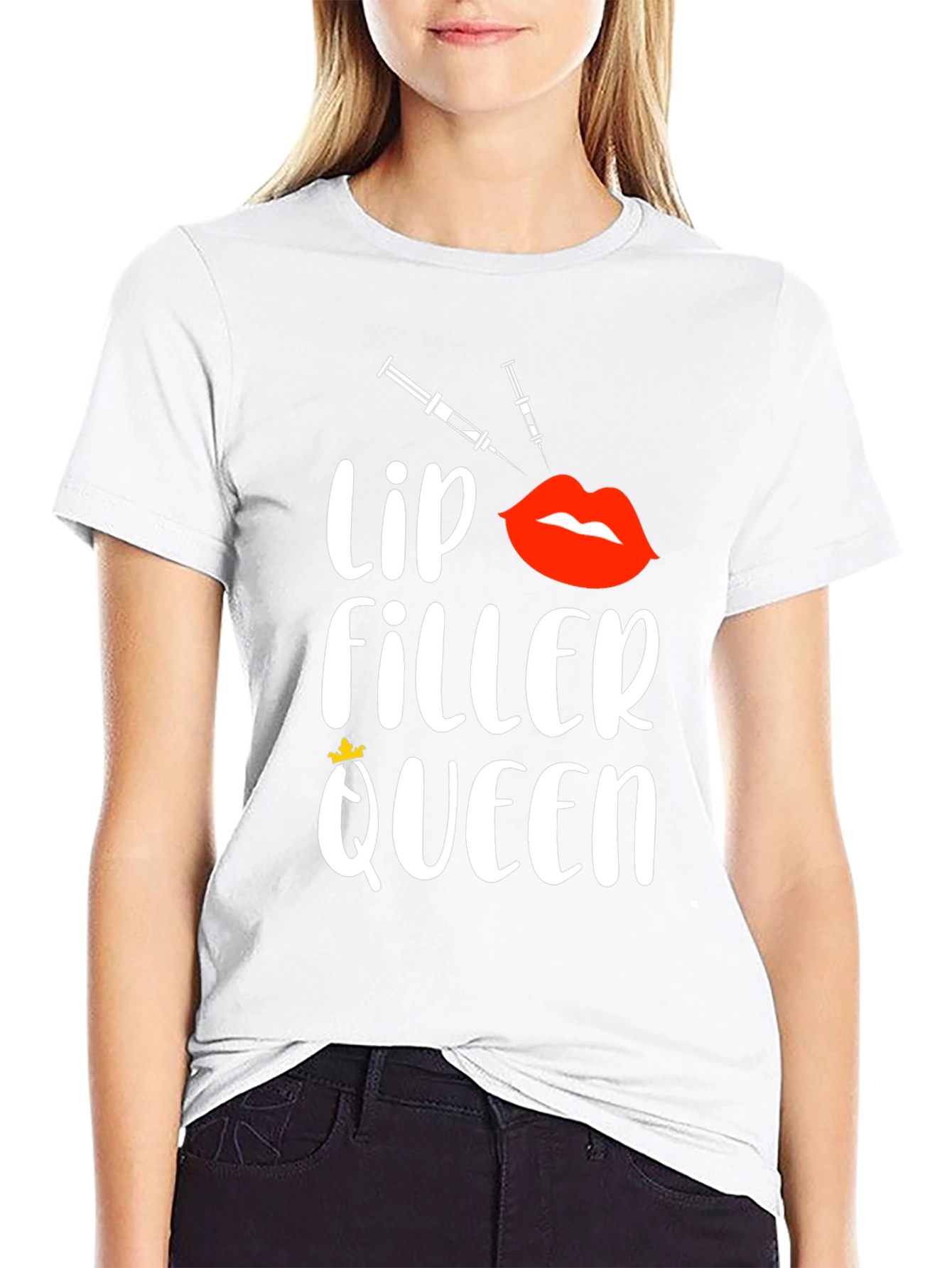 Lip Filler Queen Graphic Tee - Aesthetic Beauty