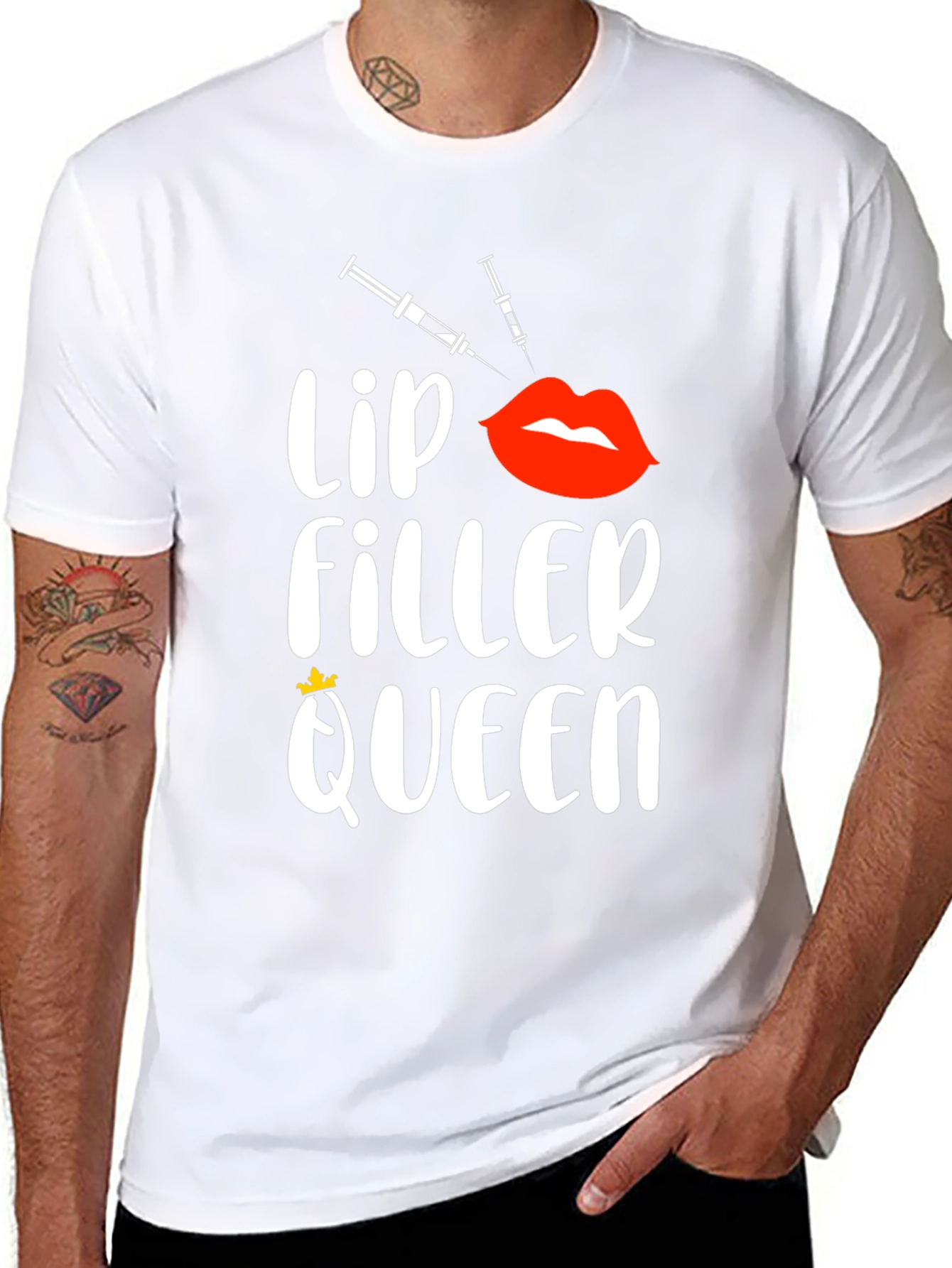Lip Filler Queen Graphic Tee - Aesthetic Beauty