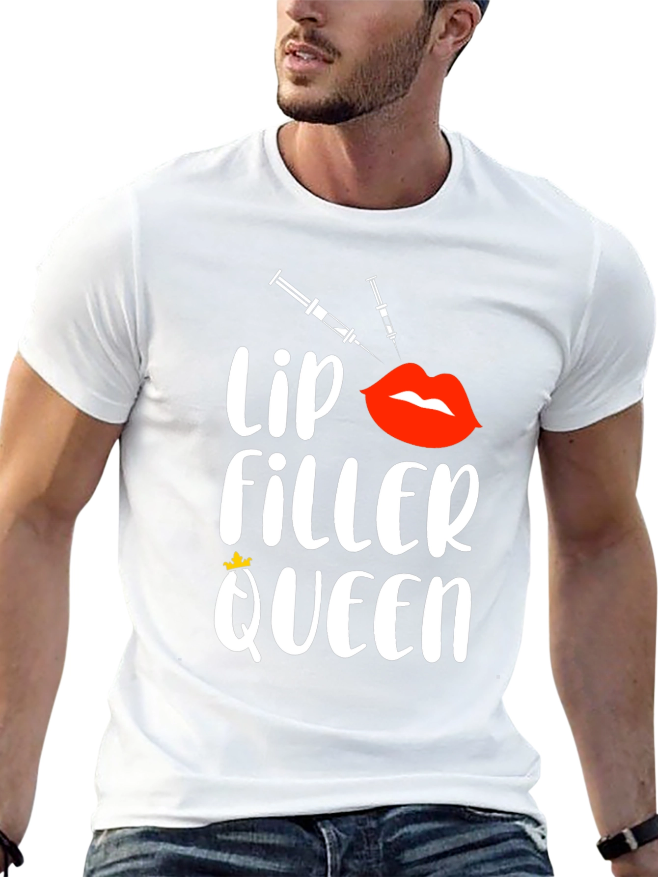 Lip Filler Queen Graphic Tee - Aesthetic Beauty