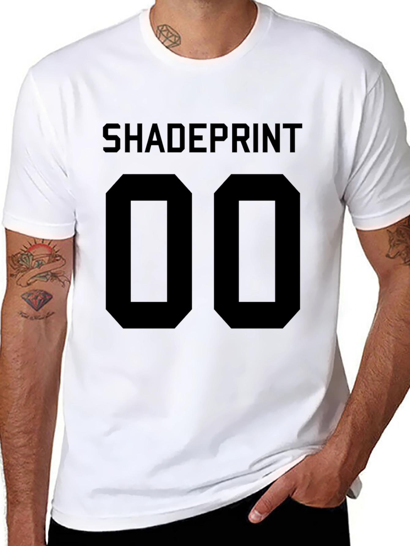 Shadeprint 00 Graphic Tee - Cool Black Shirt
