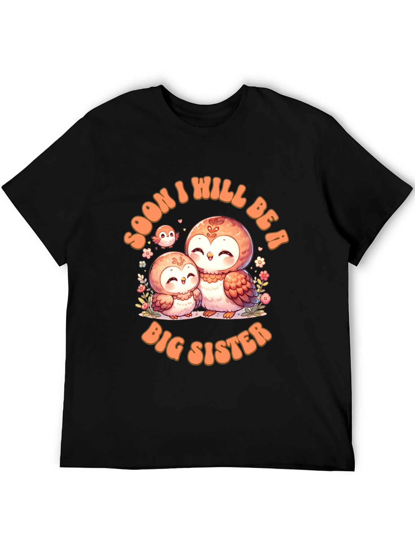 Soon To Be Big Sister Owl T-Shirt
