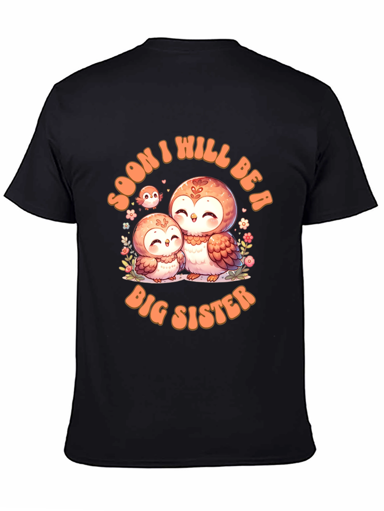 Soon To Be Big Sister Owl T-Shirt