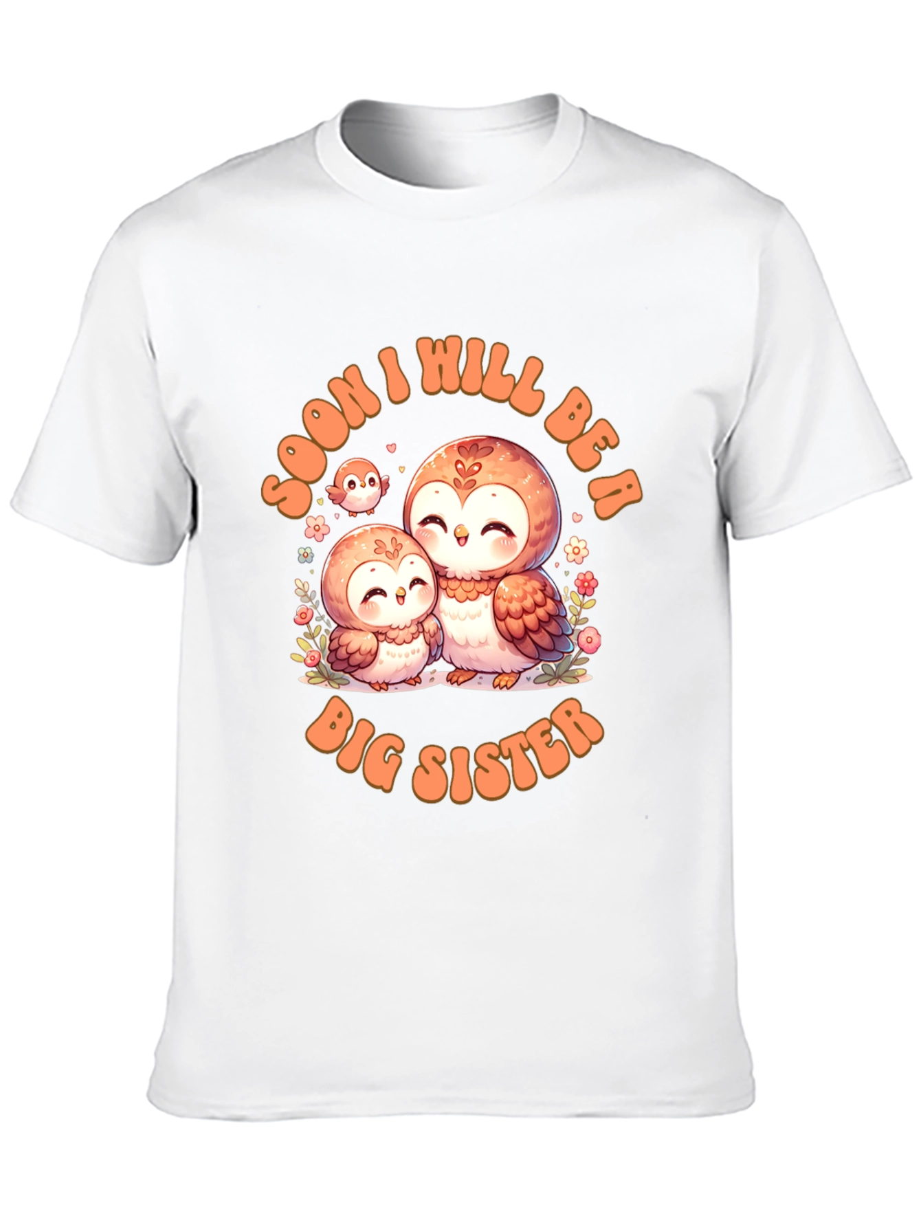 Soon To Be Big Sister Owl T-Shirt