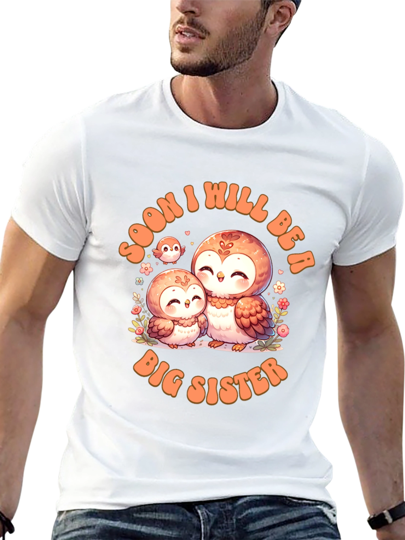 Soon To Be Big Sister Owl T-Shirt