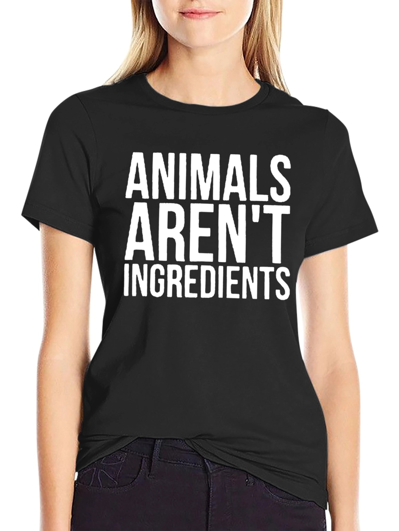 Animals Arent Ingredients T-Shirt - Vegan Rights Tee