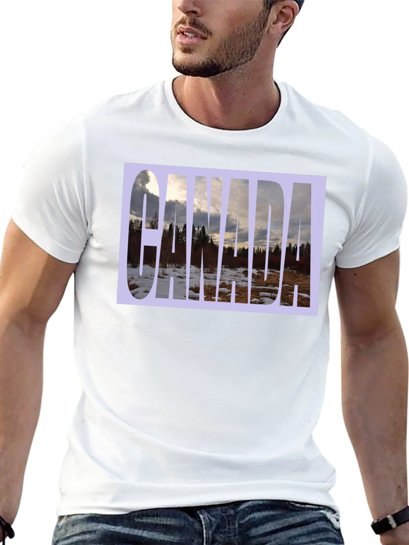 Canada Landscape Graphic Tee - Black T-Shirt