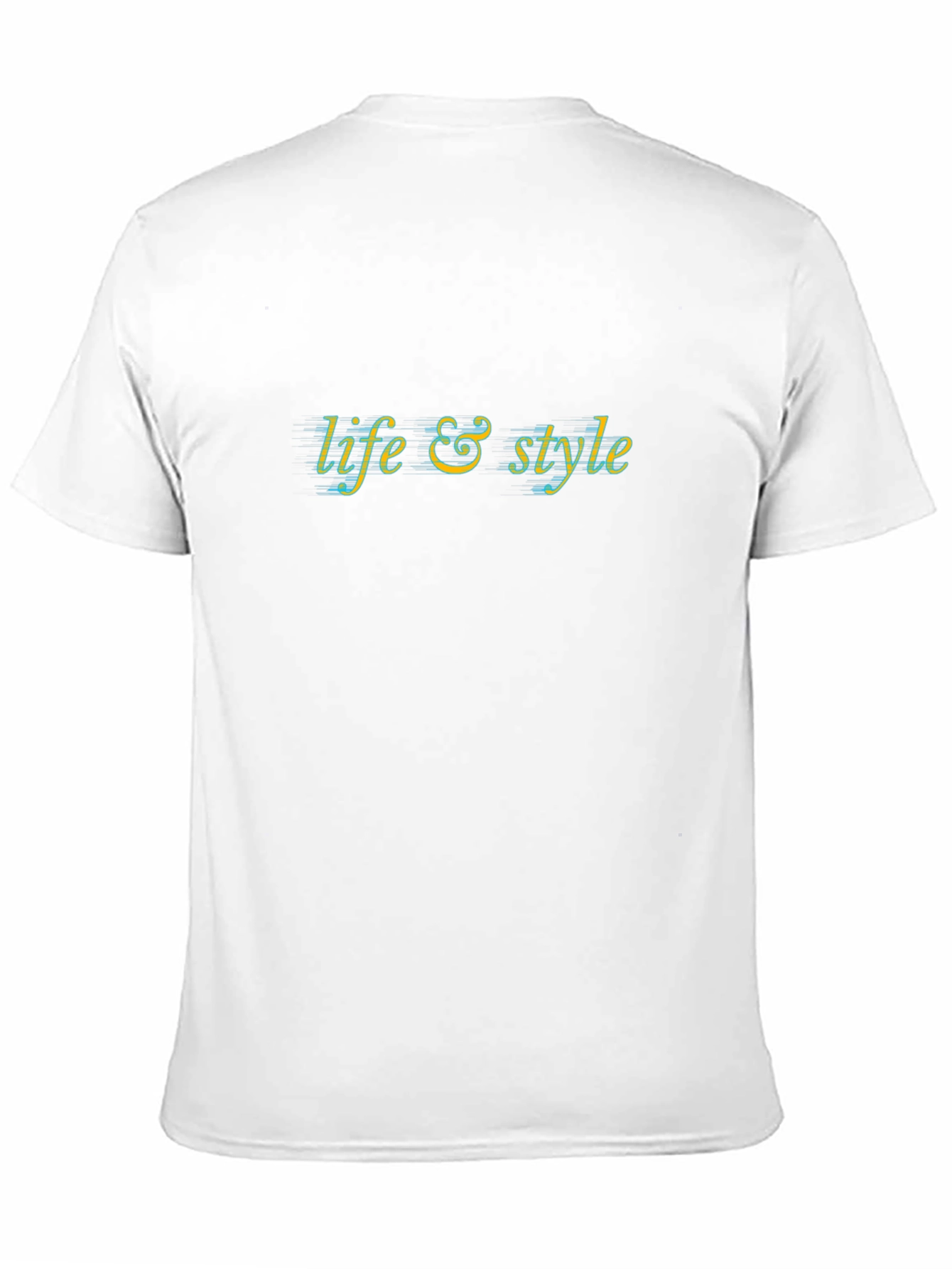 Life & Style Graphic Tee - Black Cotton Blend