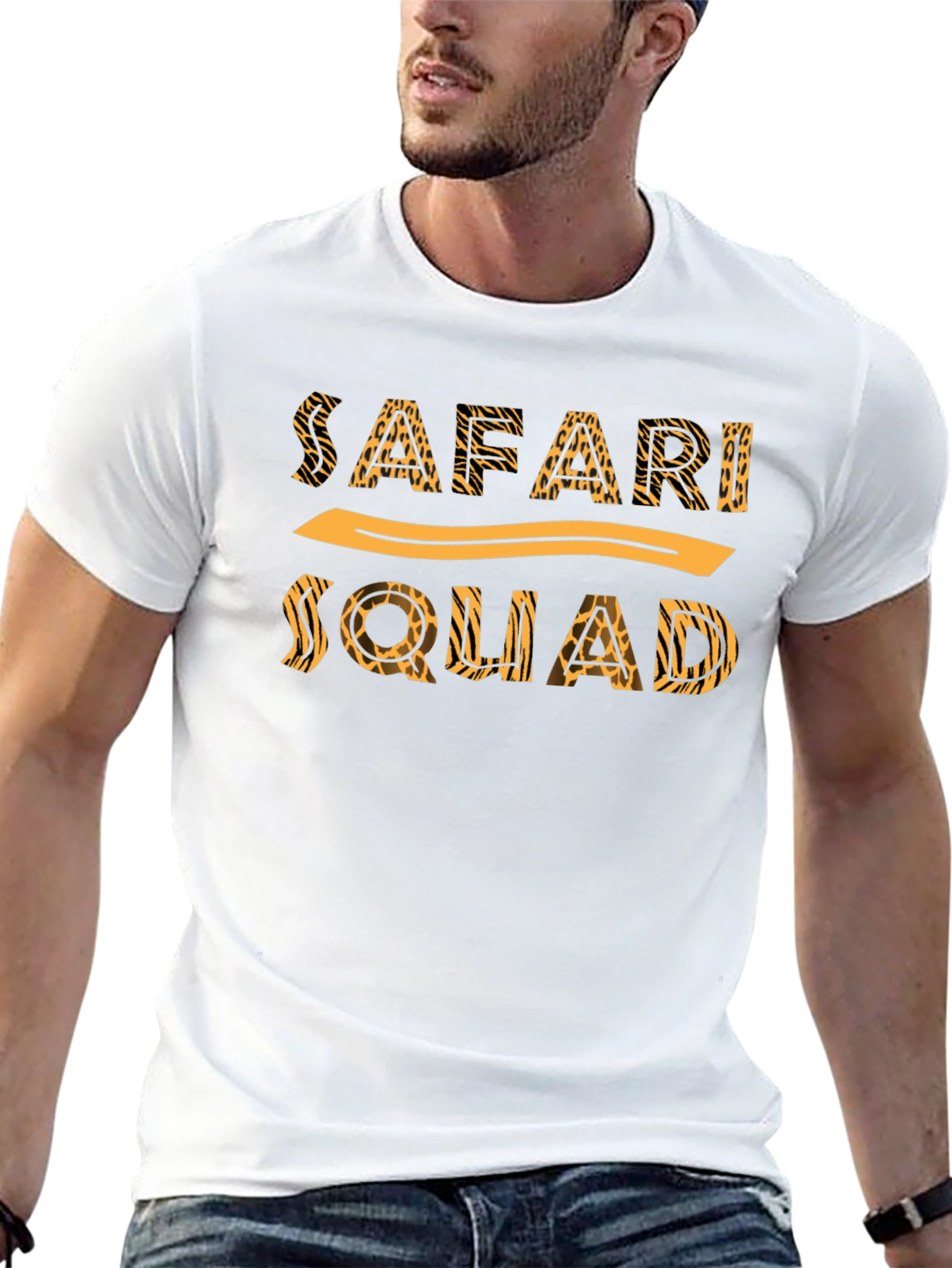 Safari Squad Graphic T-Shirt - Black