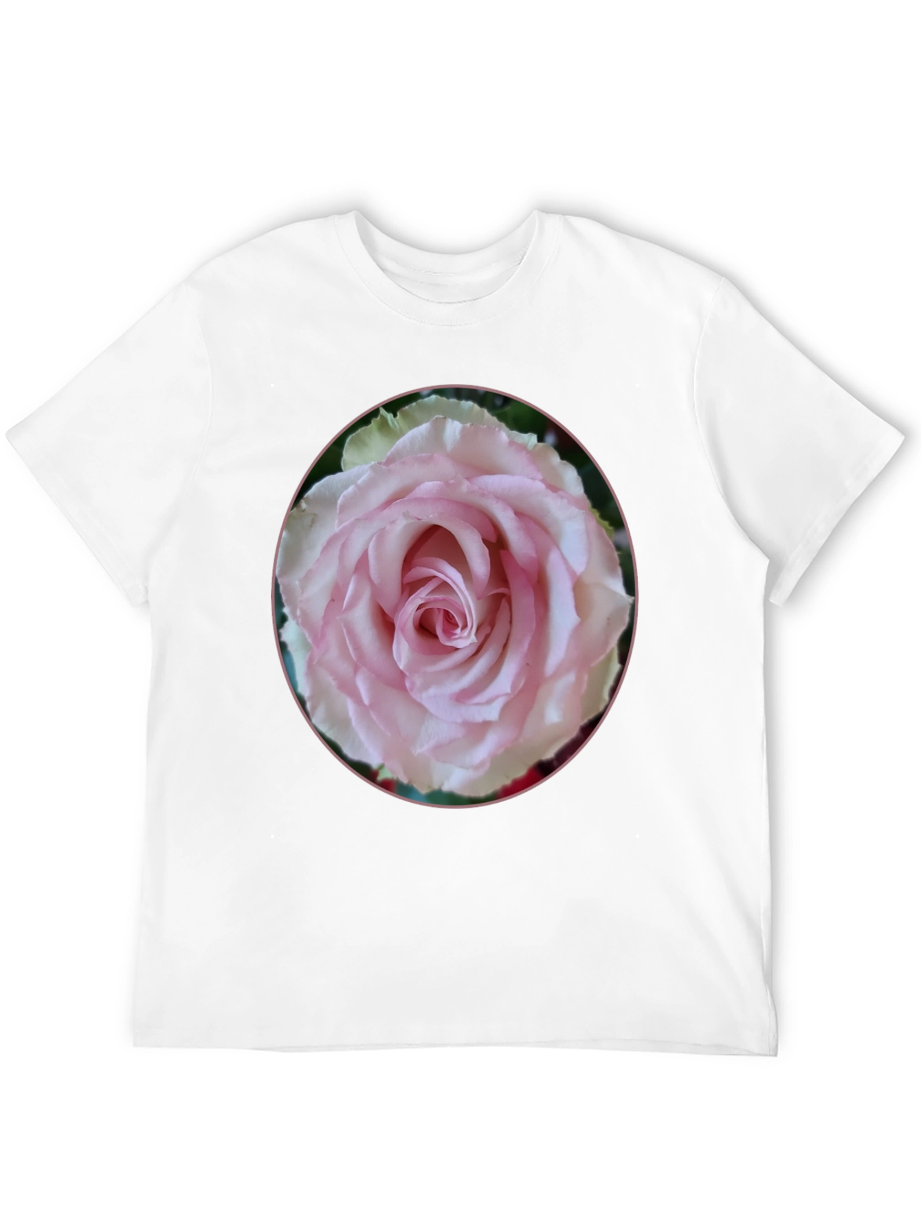 Rose Graphic Tee - Black Stylish Floral Design