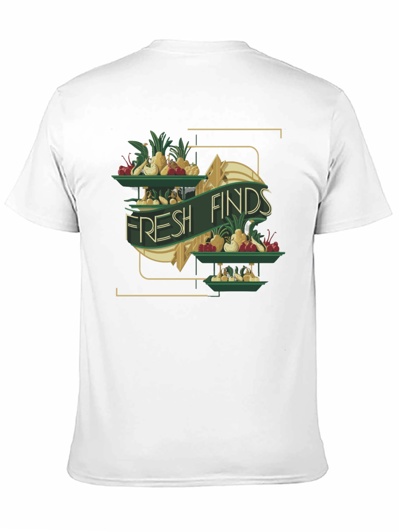 Fresh Finds Graphic Tee - Black Cotton T-Shirt