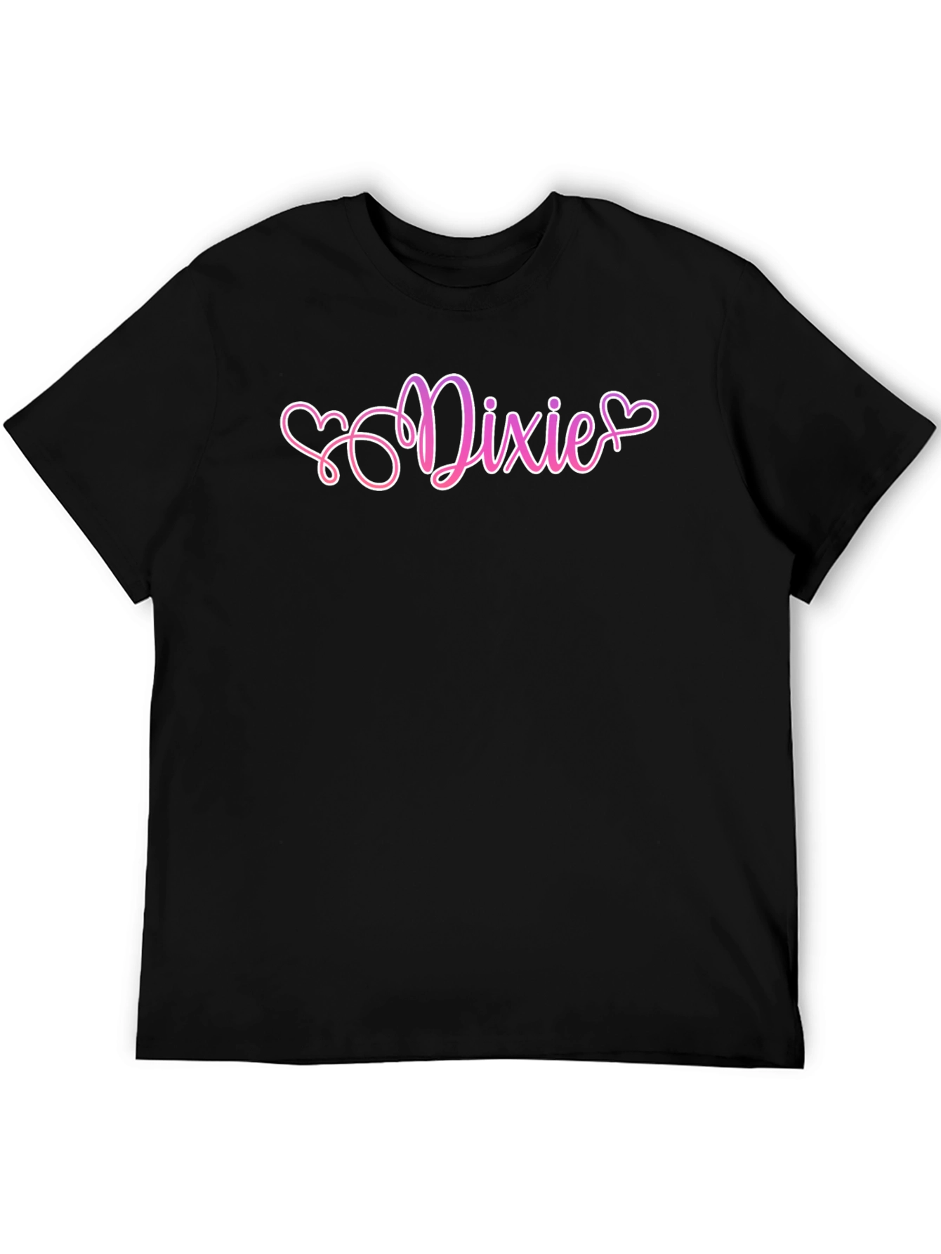 Dixie Heart Graphic Black T-Shirt