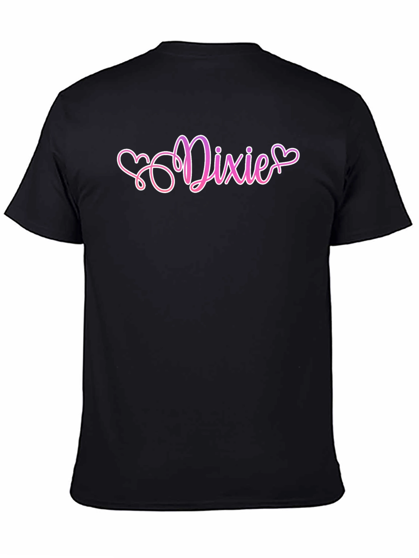 Dixie Heart Graphic Black T-Shirt
