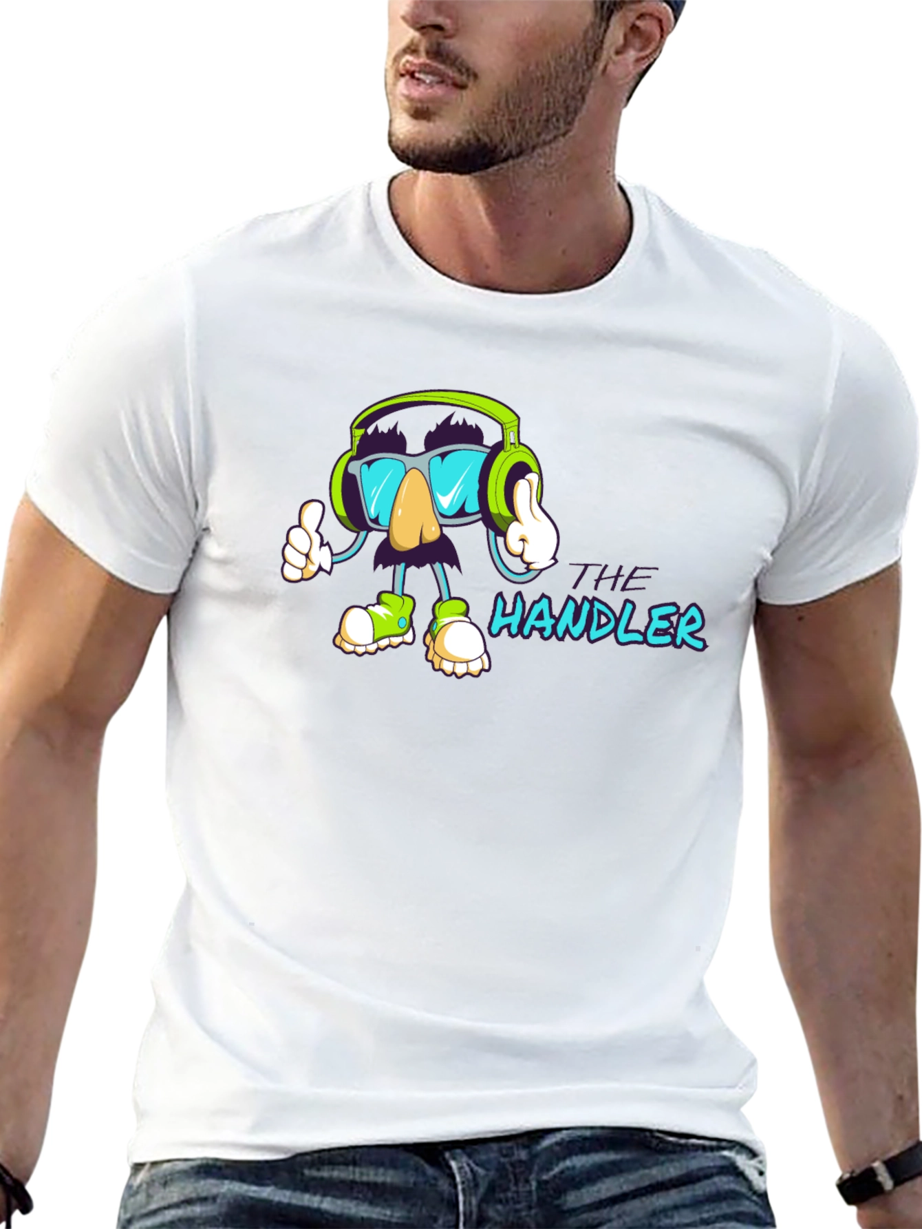 The Handler Black Graphic T-Shirt