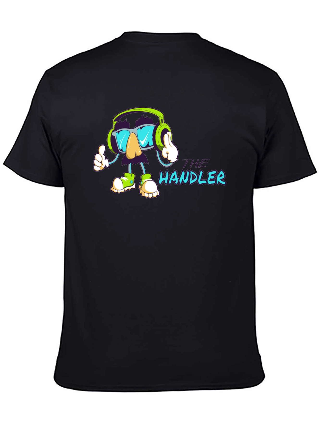 The Handler Black Graphic T-Shirt