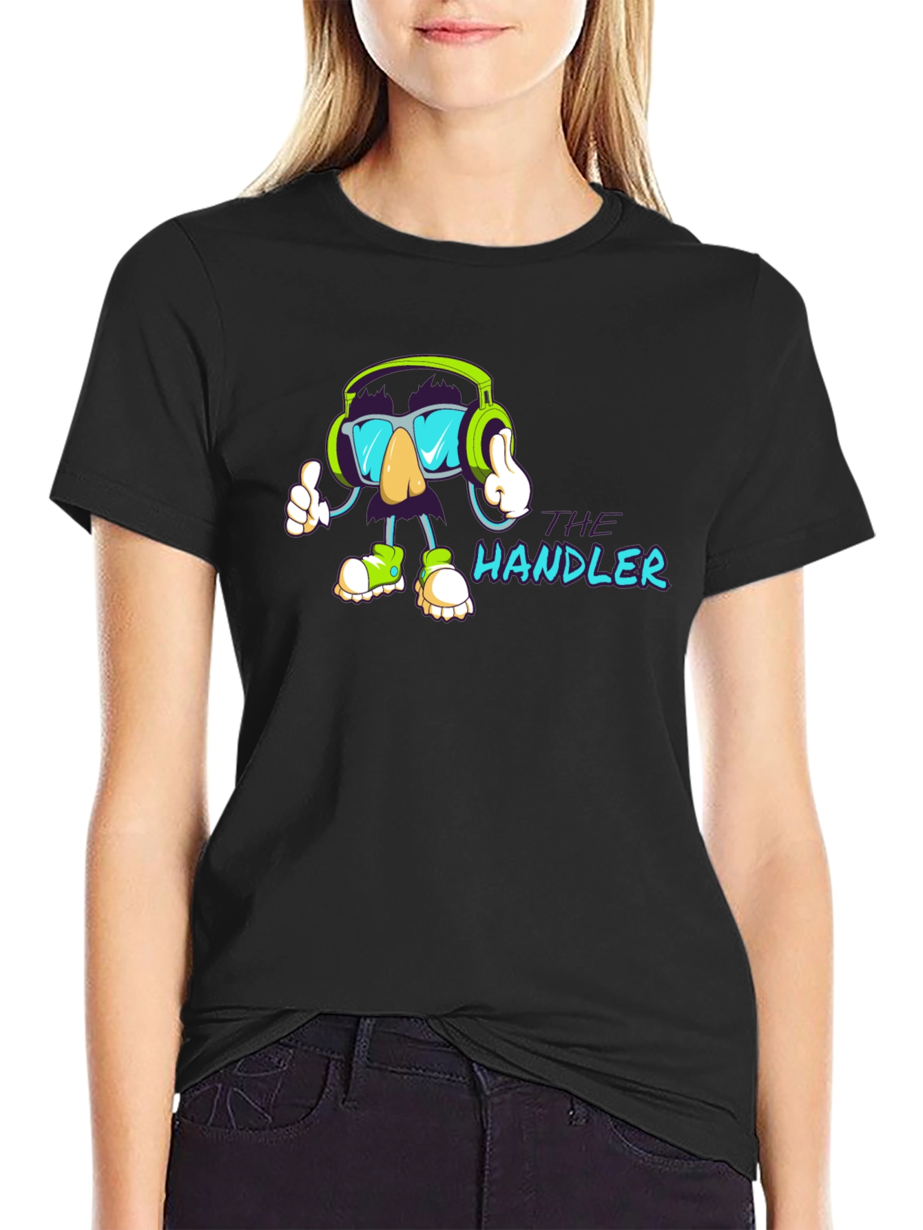 The Handler Black Graphic T-Shirt