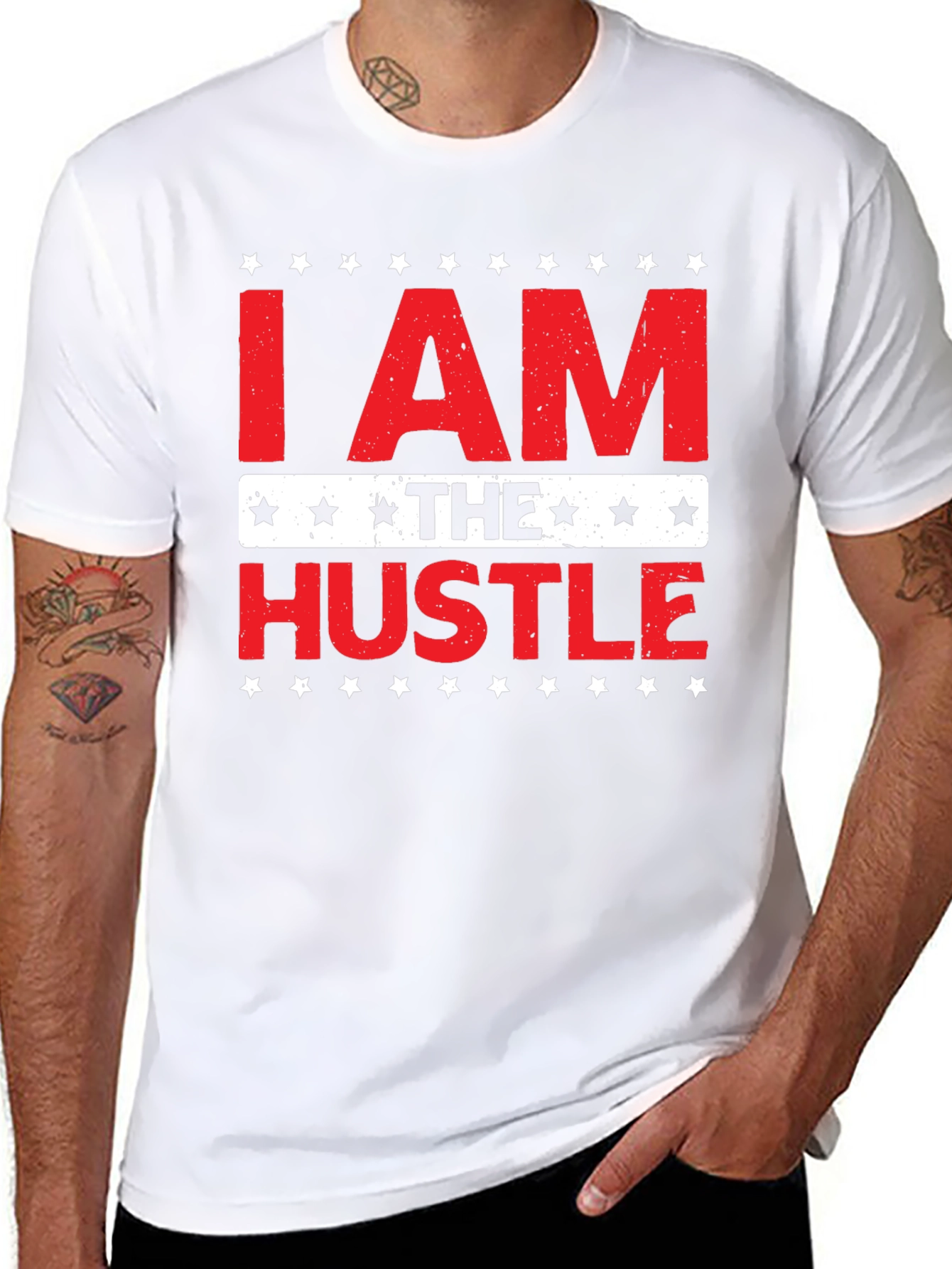 I AM THE HUSTLE Graphic T-Shirt