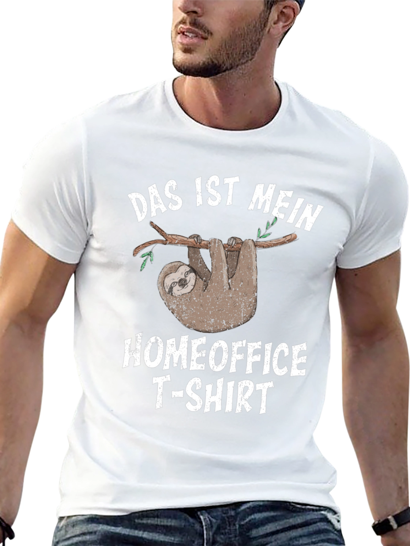 Das Ist Mein Homeoffice T-Shirt Funny Sloth Graphic Tee