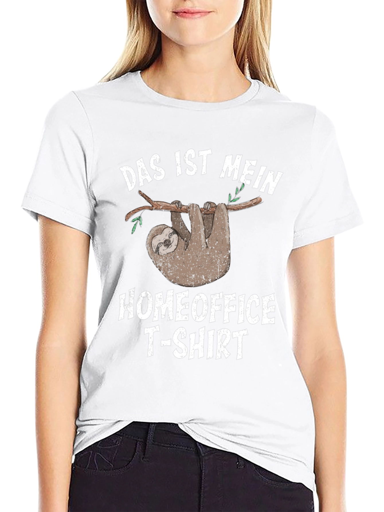 Das Ist Mein Homeoffice T-Shirt Funny Sloth Graphic Tee