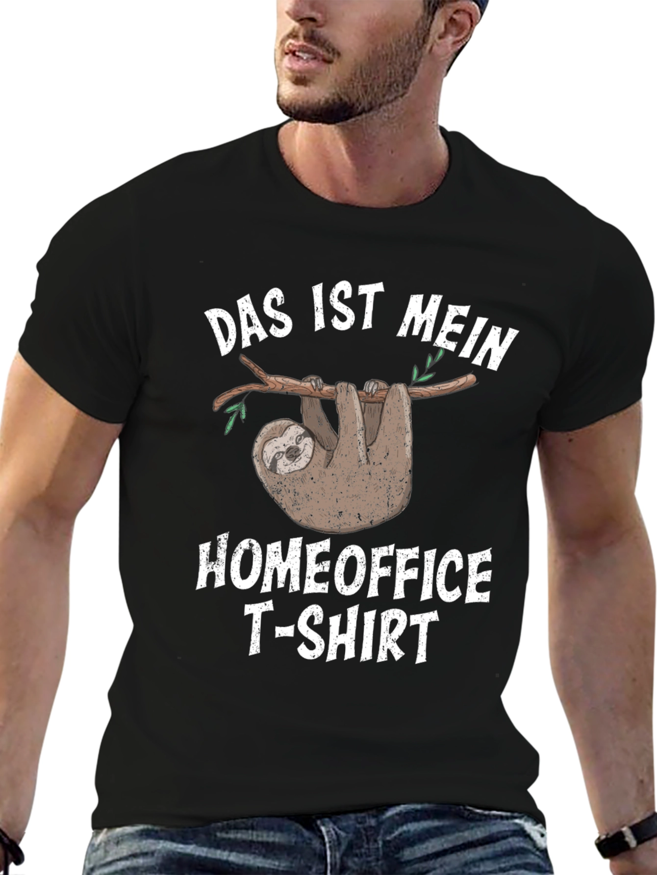 Das Ist Mein Homeoffice T-Shirt Funny Sloth Graphic Tee