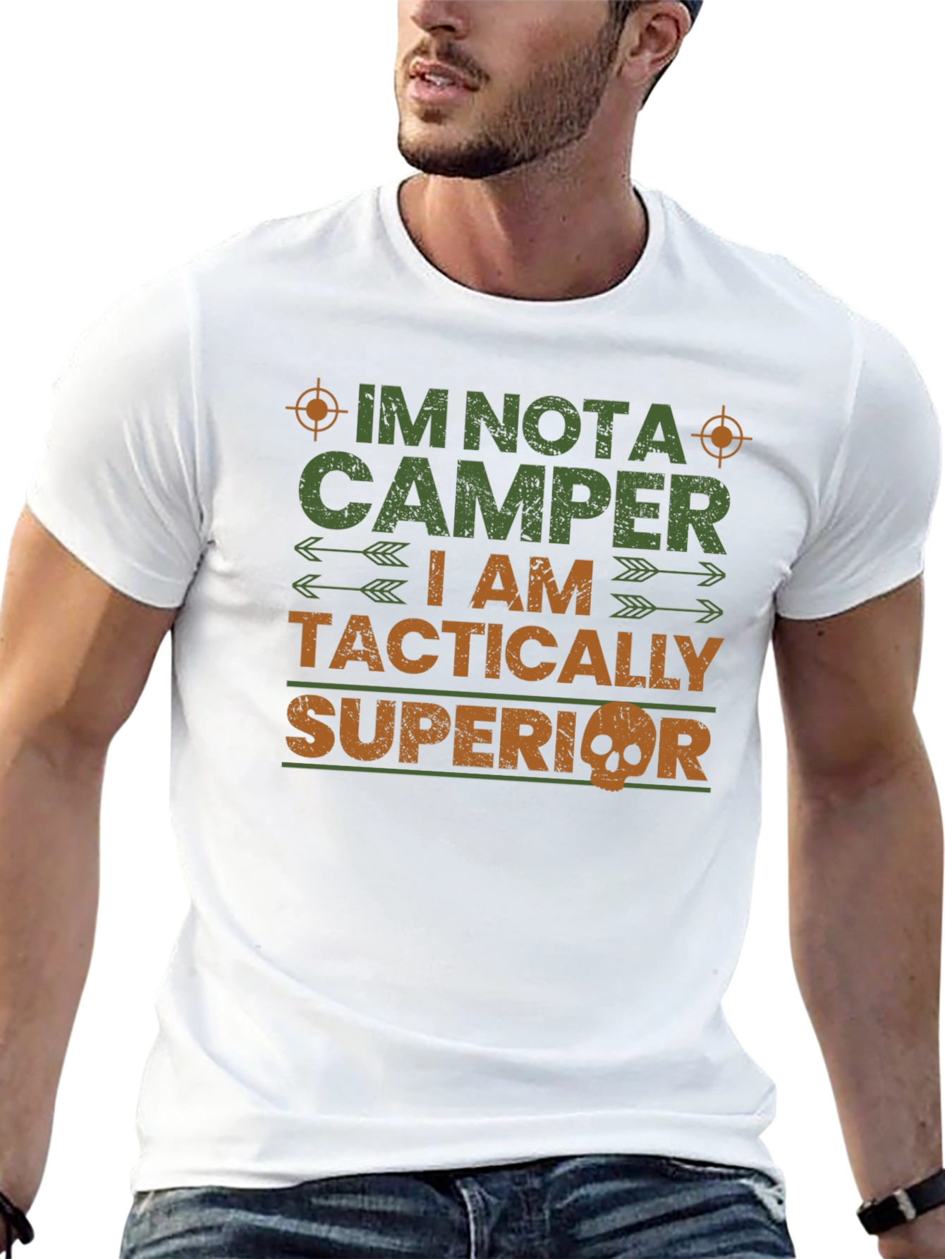 Tactically Superior Graphic Tee - Novelty Design