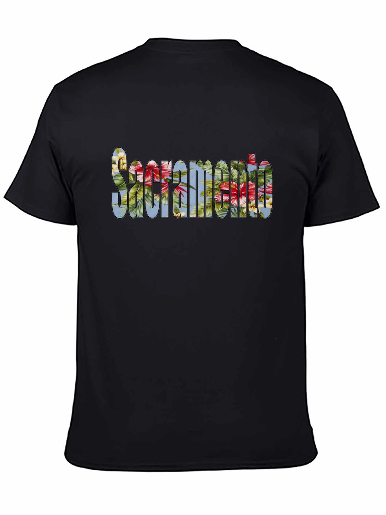 Floral Sacramento Graphic T-Shirt