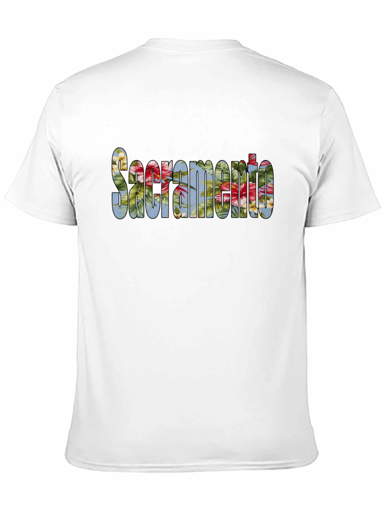 Floral Sacramento Graphic T-Shirt