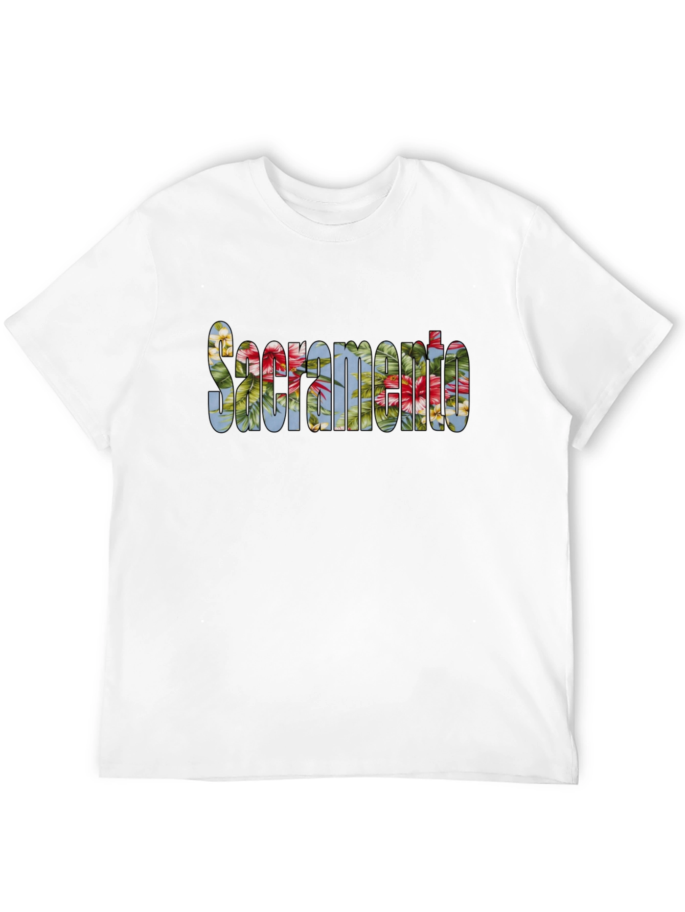 Floral Sacramento Graphic T-Shirt