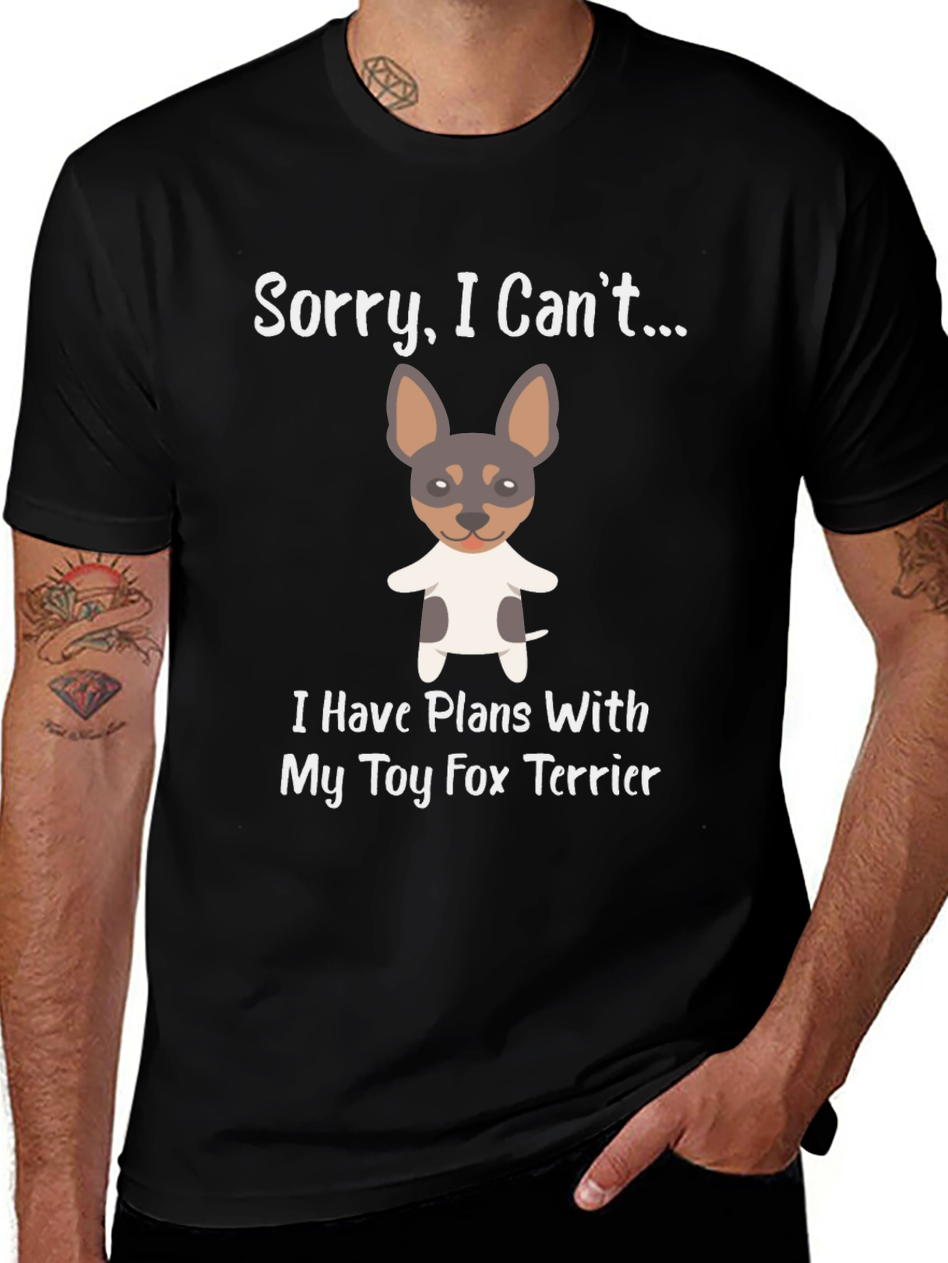 Toy Fox Terrier Plans Graphic Tee