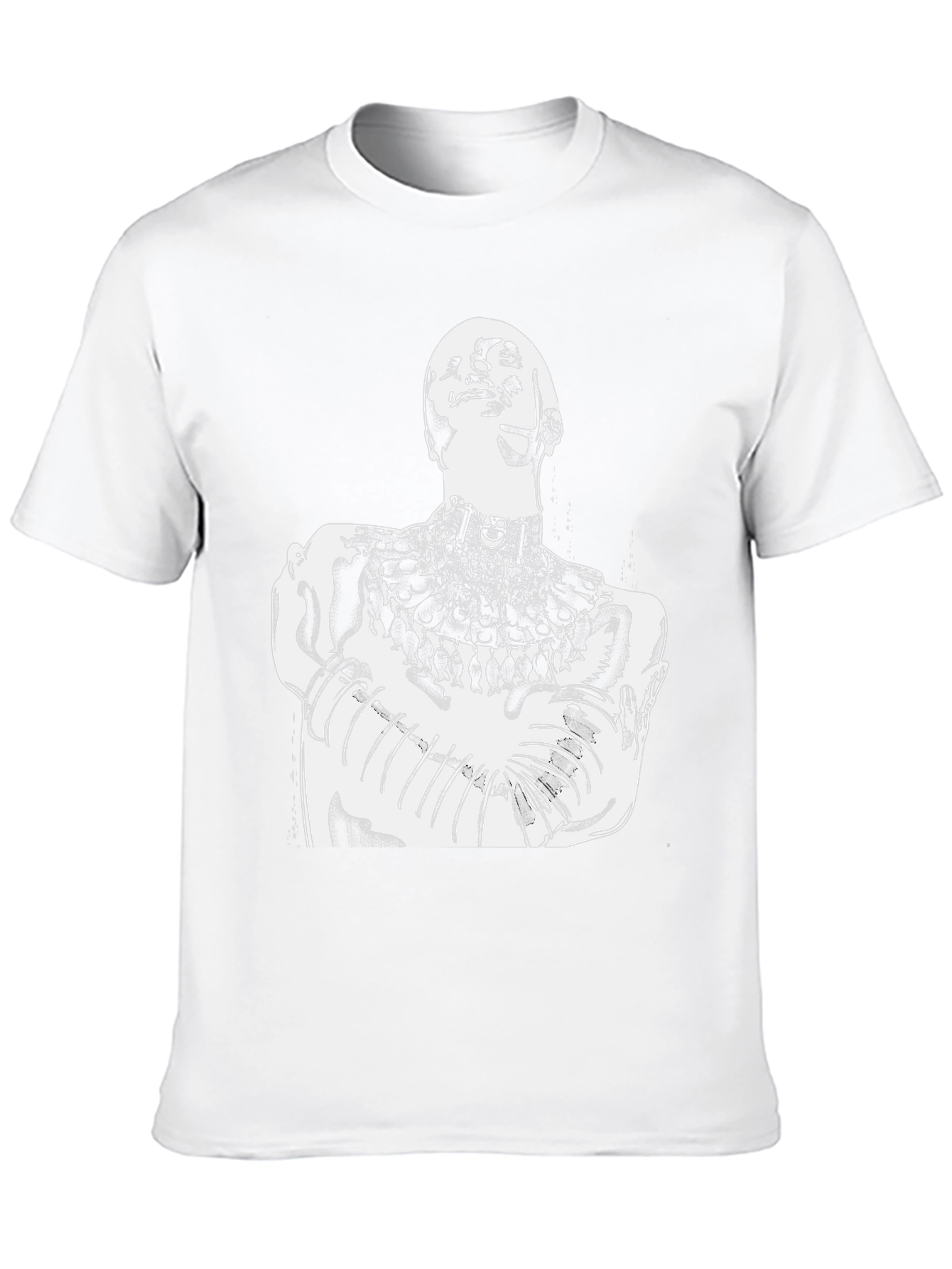 Bold Graphic Tee - Striking Figure Print