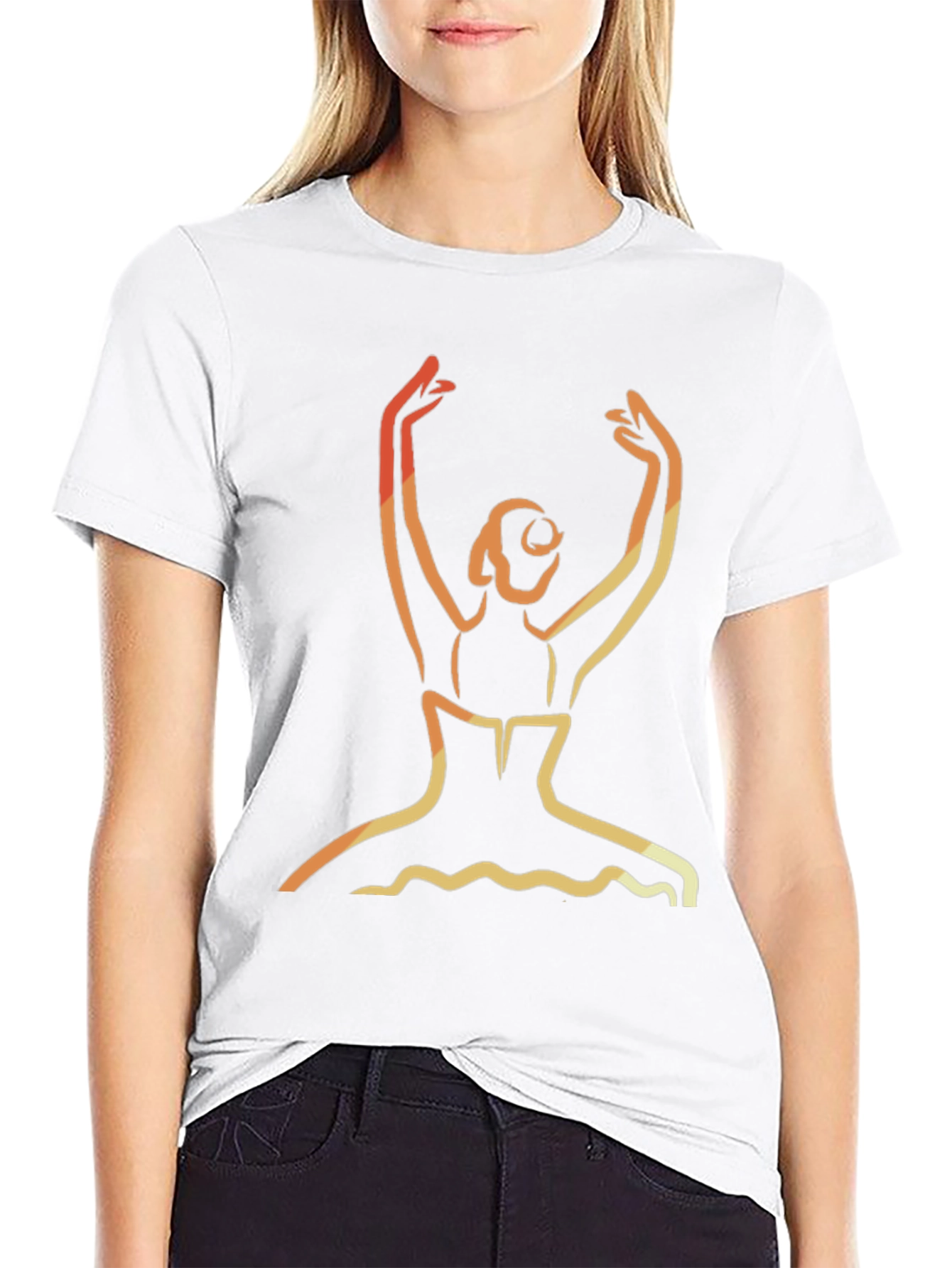 Ballerina Graphic T-Shirt - Modern Dance Apparel
