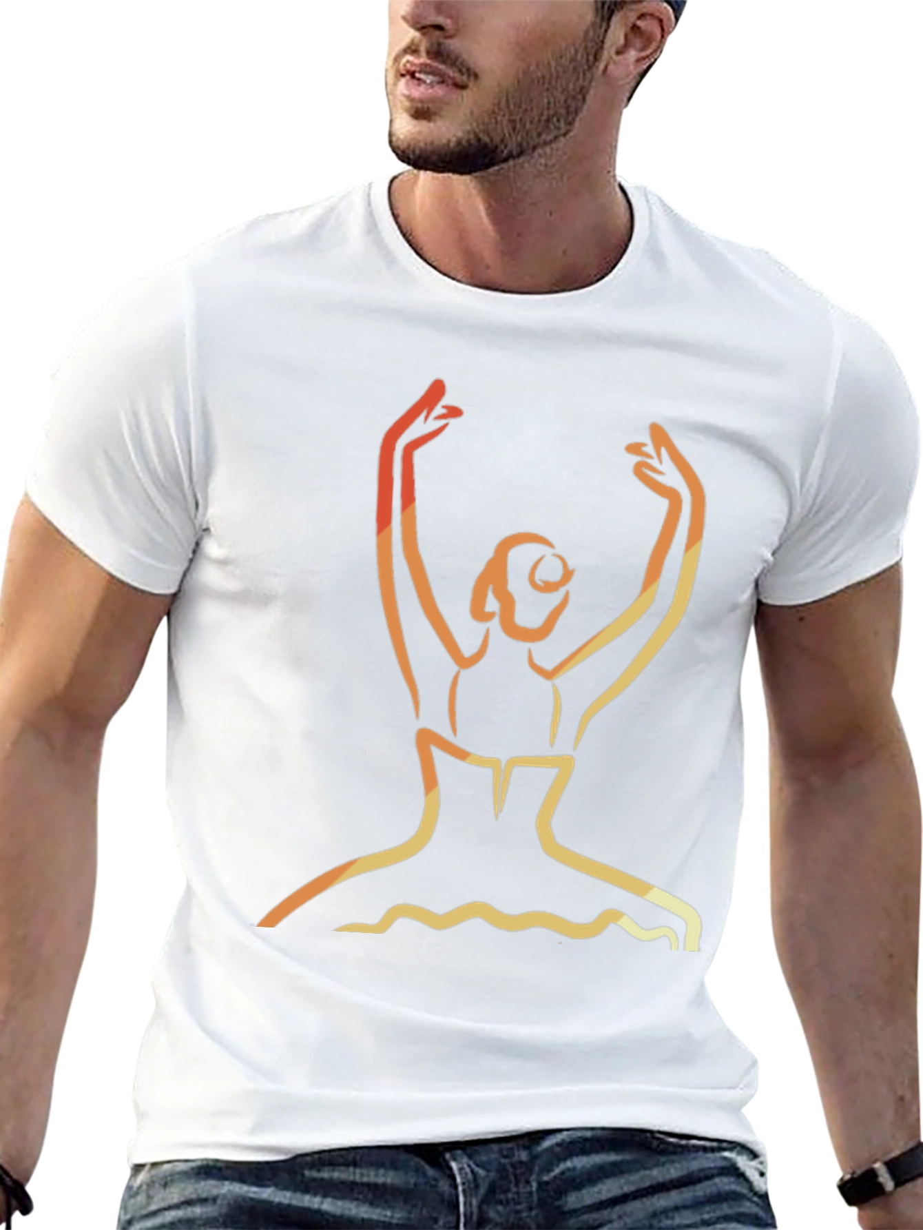 Ballerina Graphic T-Shirt - Modern Dance Apparel