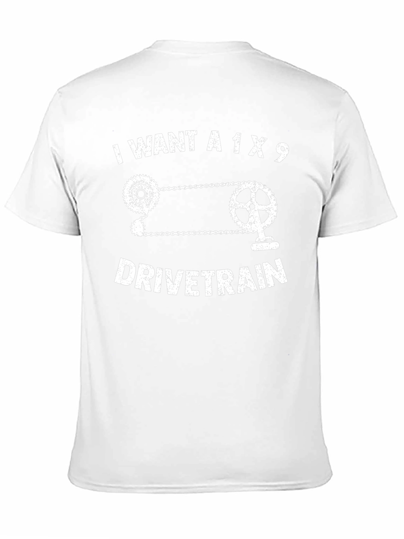 1x9 Drivetrain T-Shirt - Cycling Enthusiast Tee