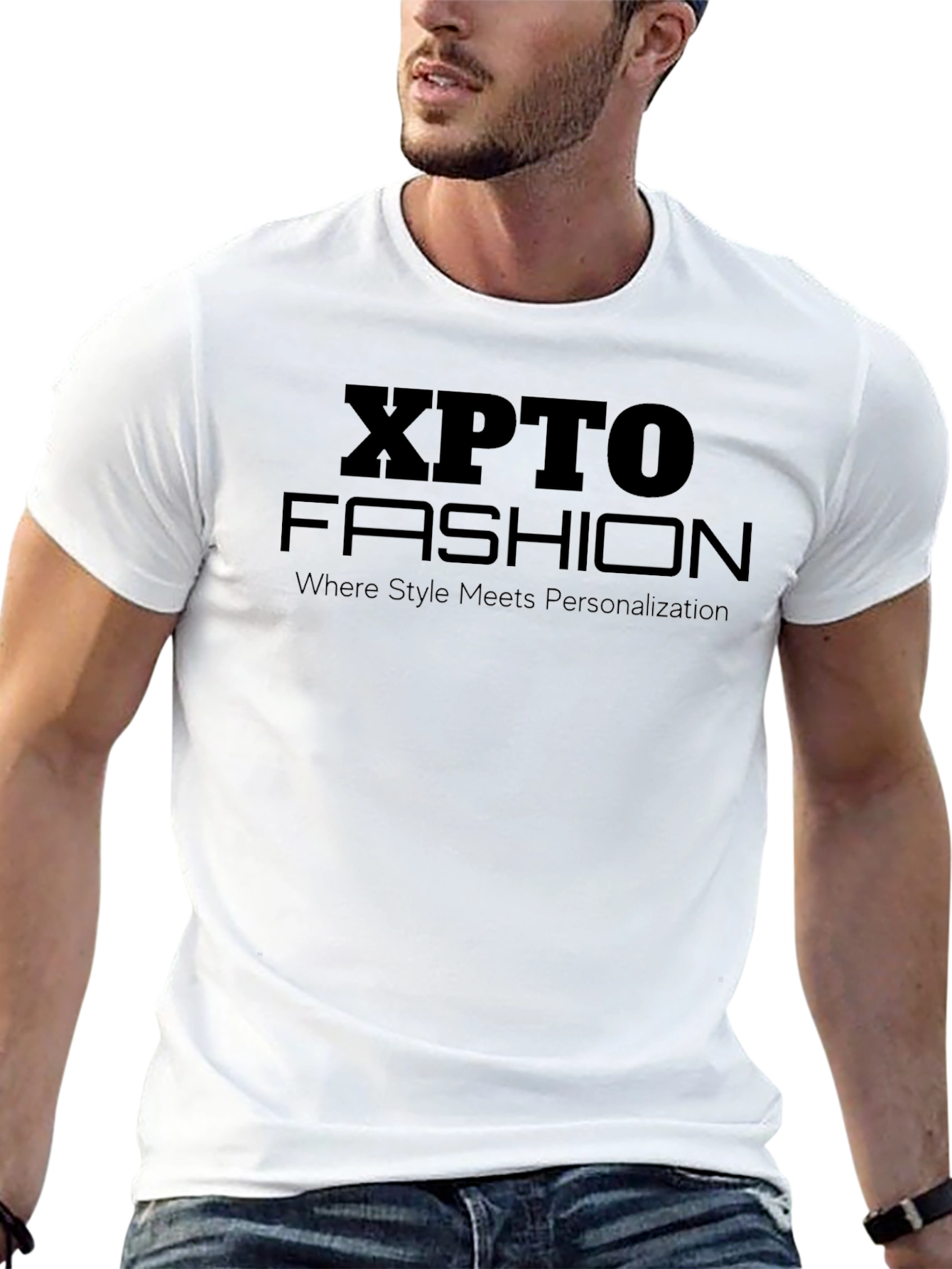 XPTO Fashion Black T-Shirt - Style & Personalization