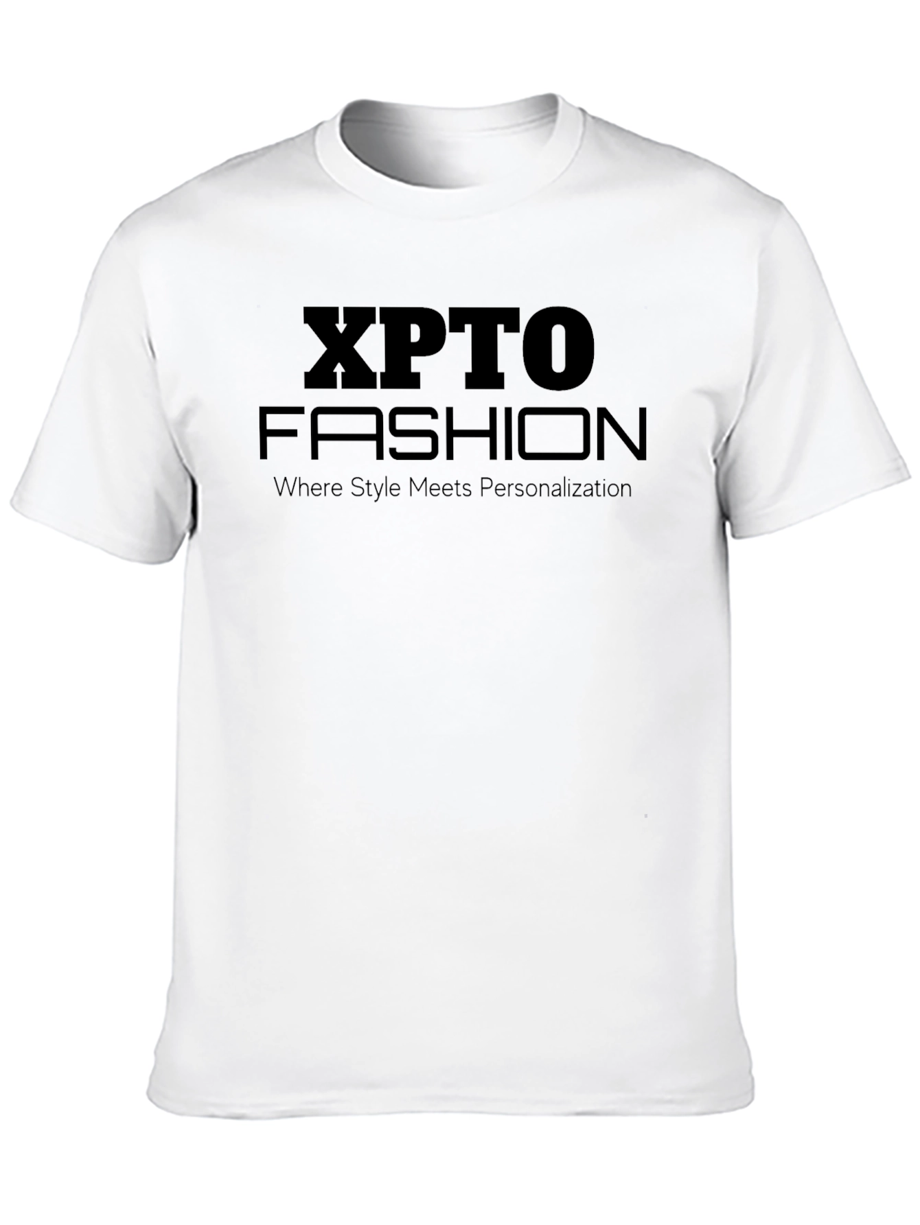 XPTO Fashion Black T-Shirt - Style & Personalization