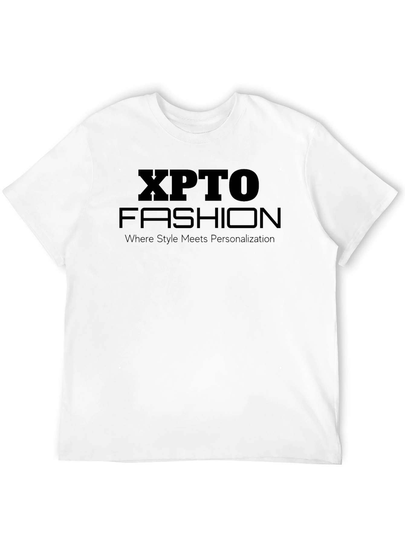 XPTO Fashion Black T-Shirt - Style & Personalization