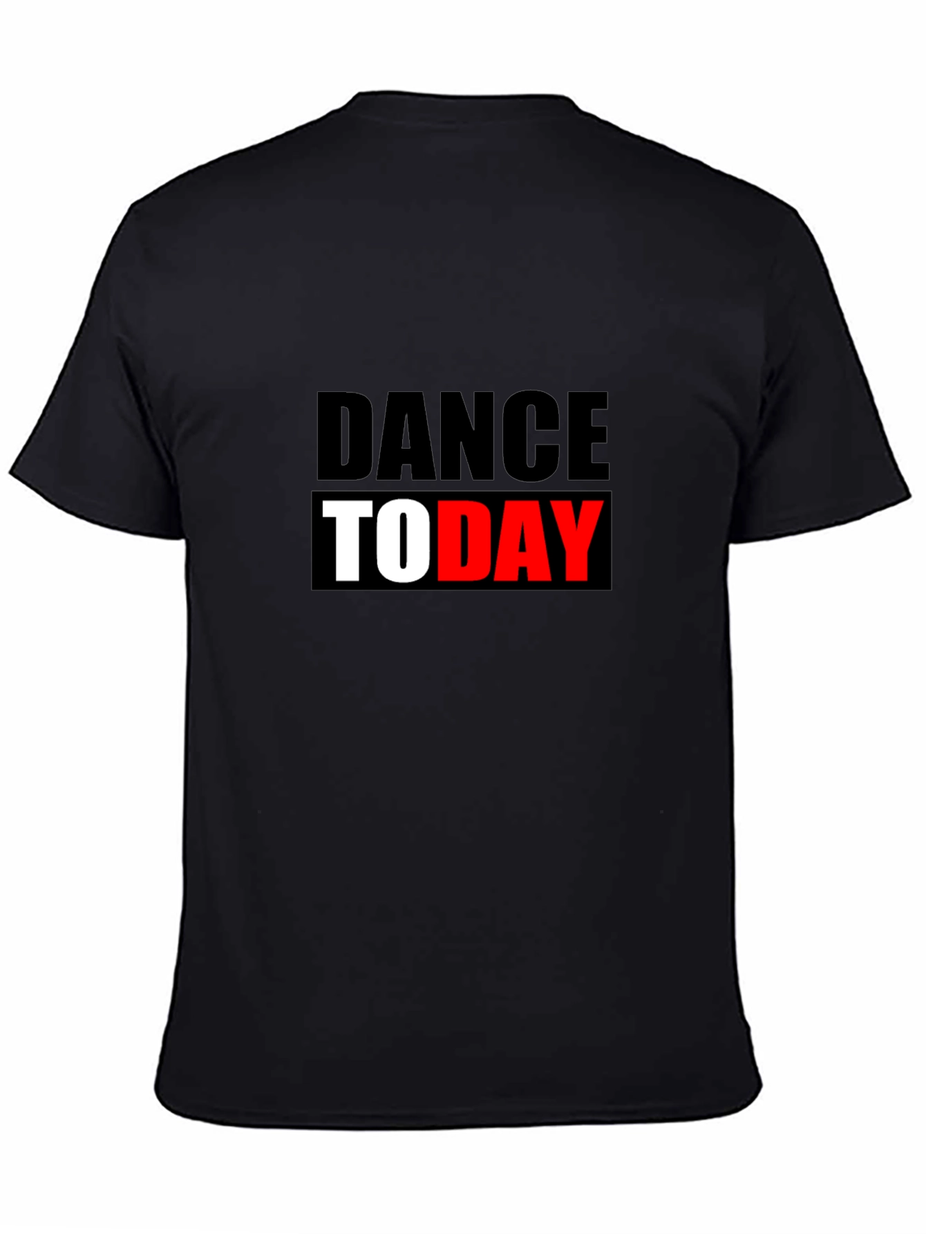 Dance Today Graphic Tee - Black Cotton T-Shirt