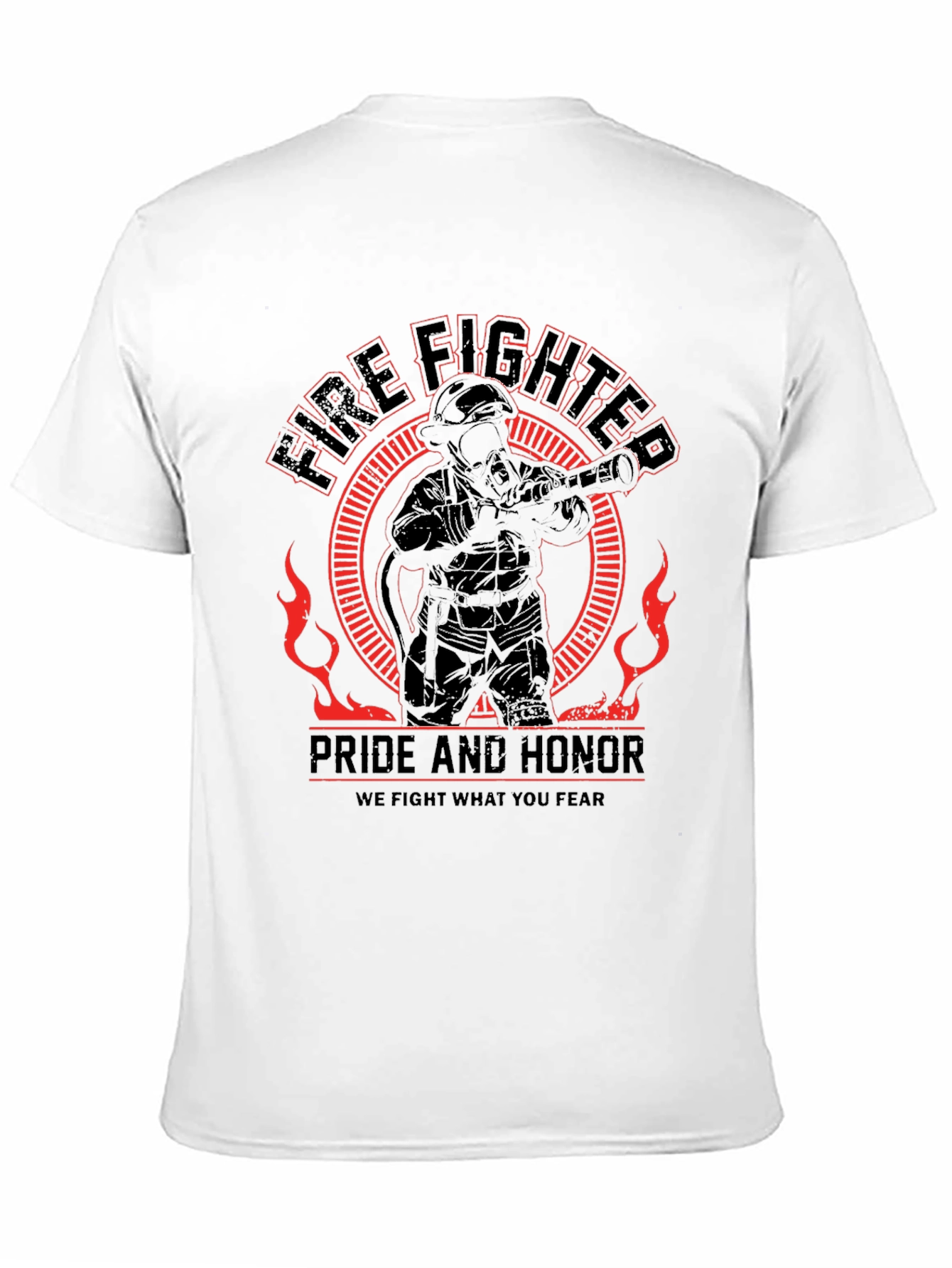 Firefighter Pride Honor Graphic T-Shirt