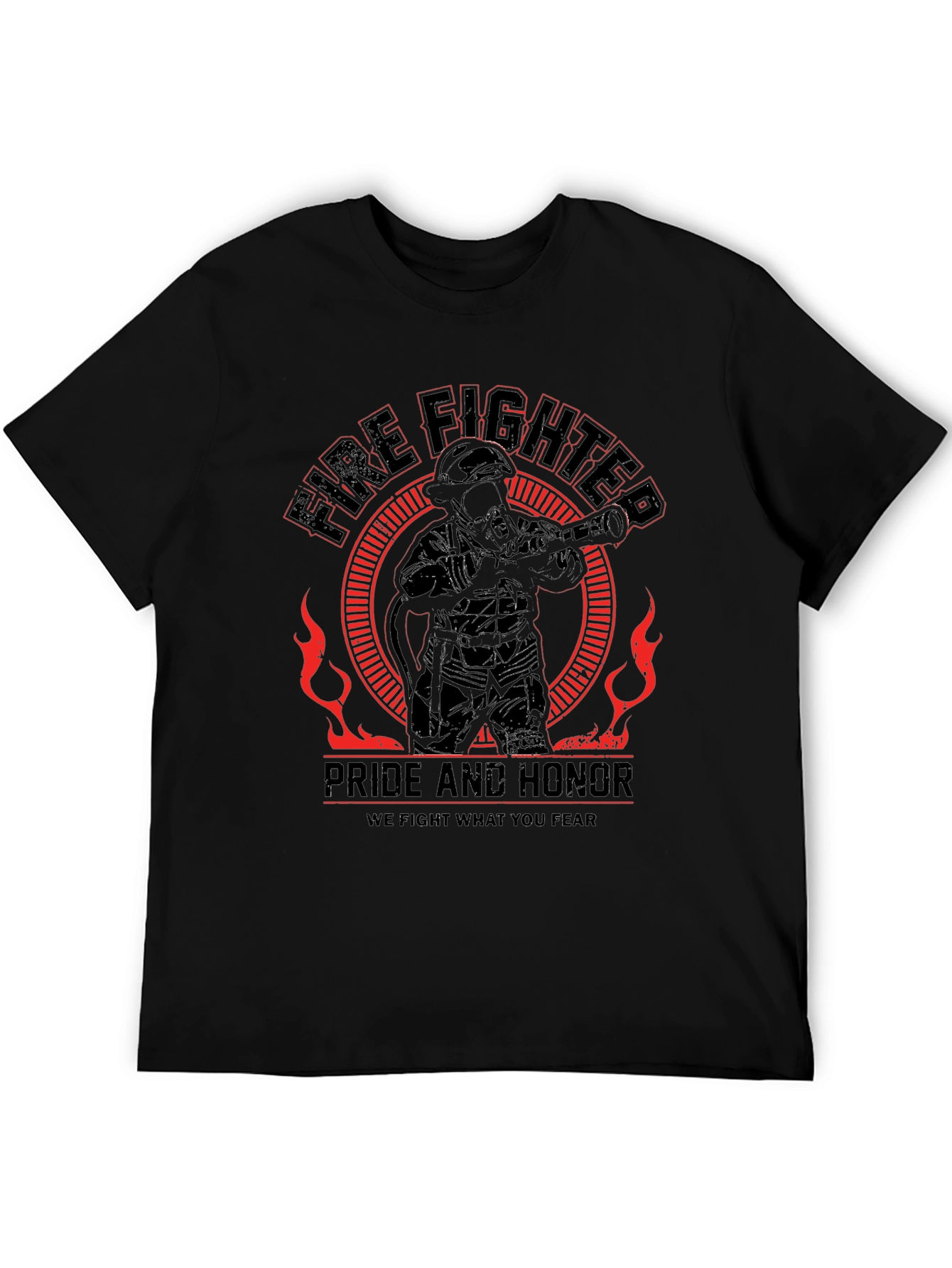 Firefighter Pride Honor Graphic T-Shirt