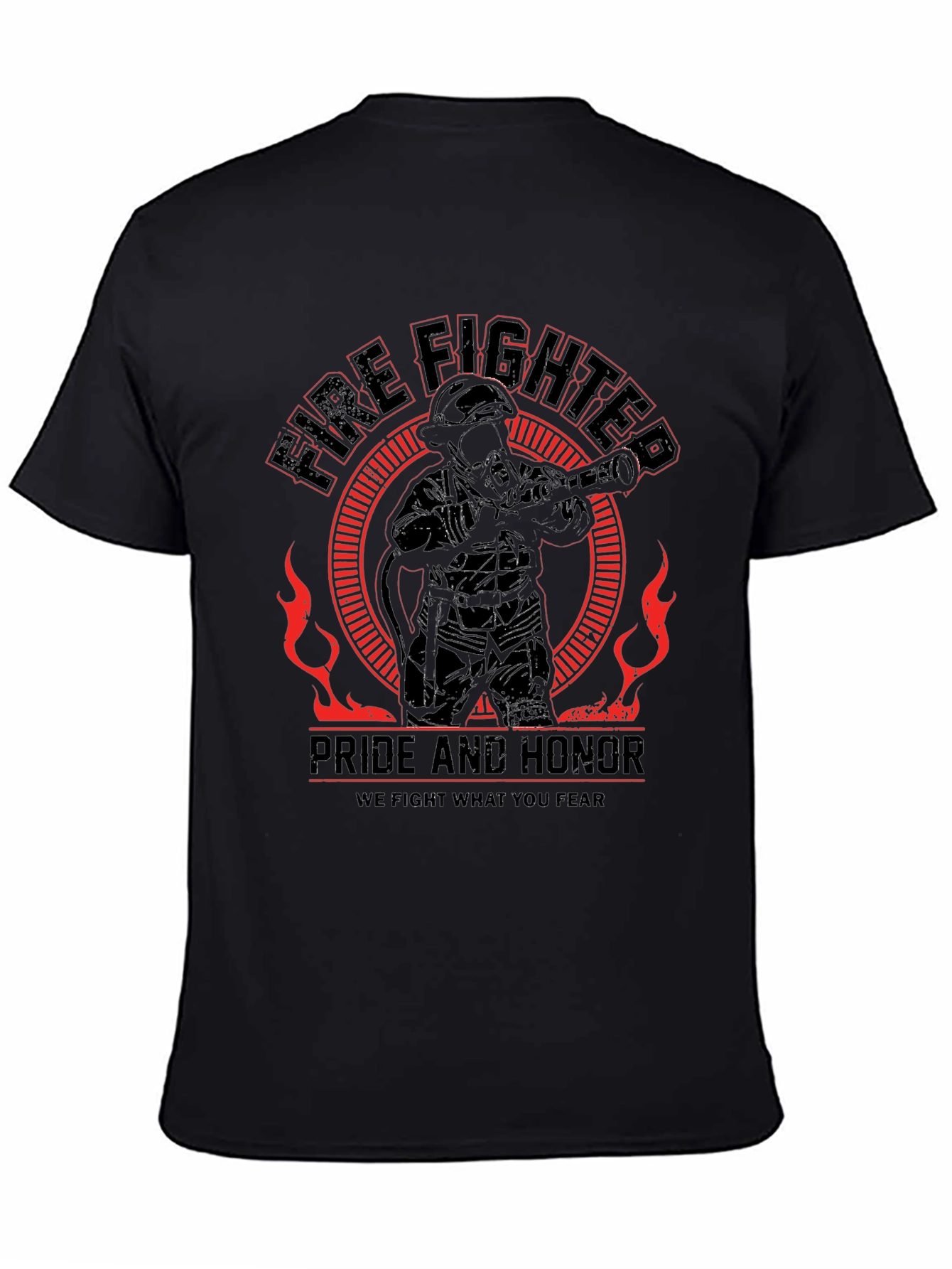 Firefighter Pride Honor Graphic T-Shirt
