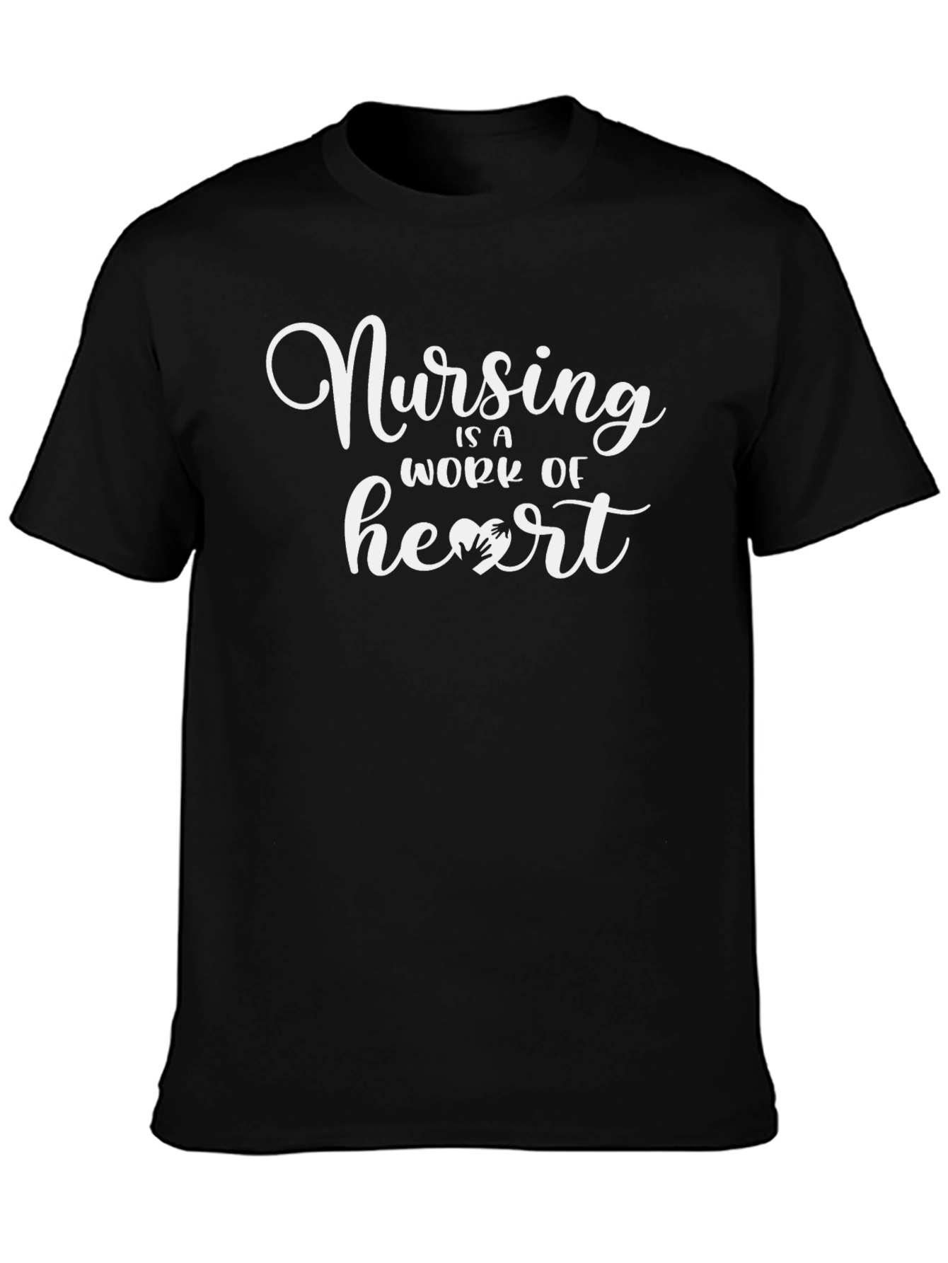 Nursing is a Work of Heart Graphic T-Shirt