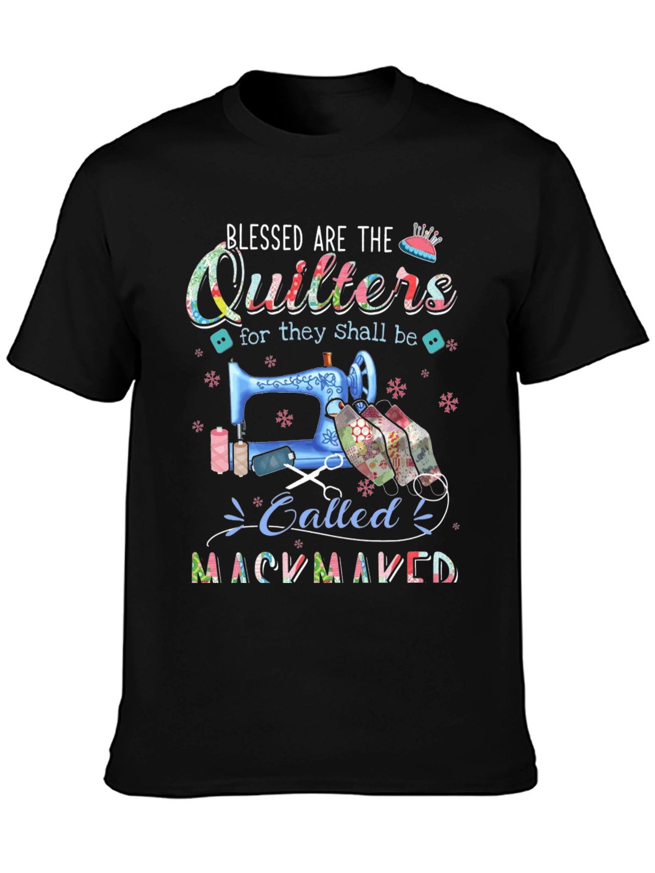 Blessed Quilters T-Shirt for Craft Lovers