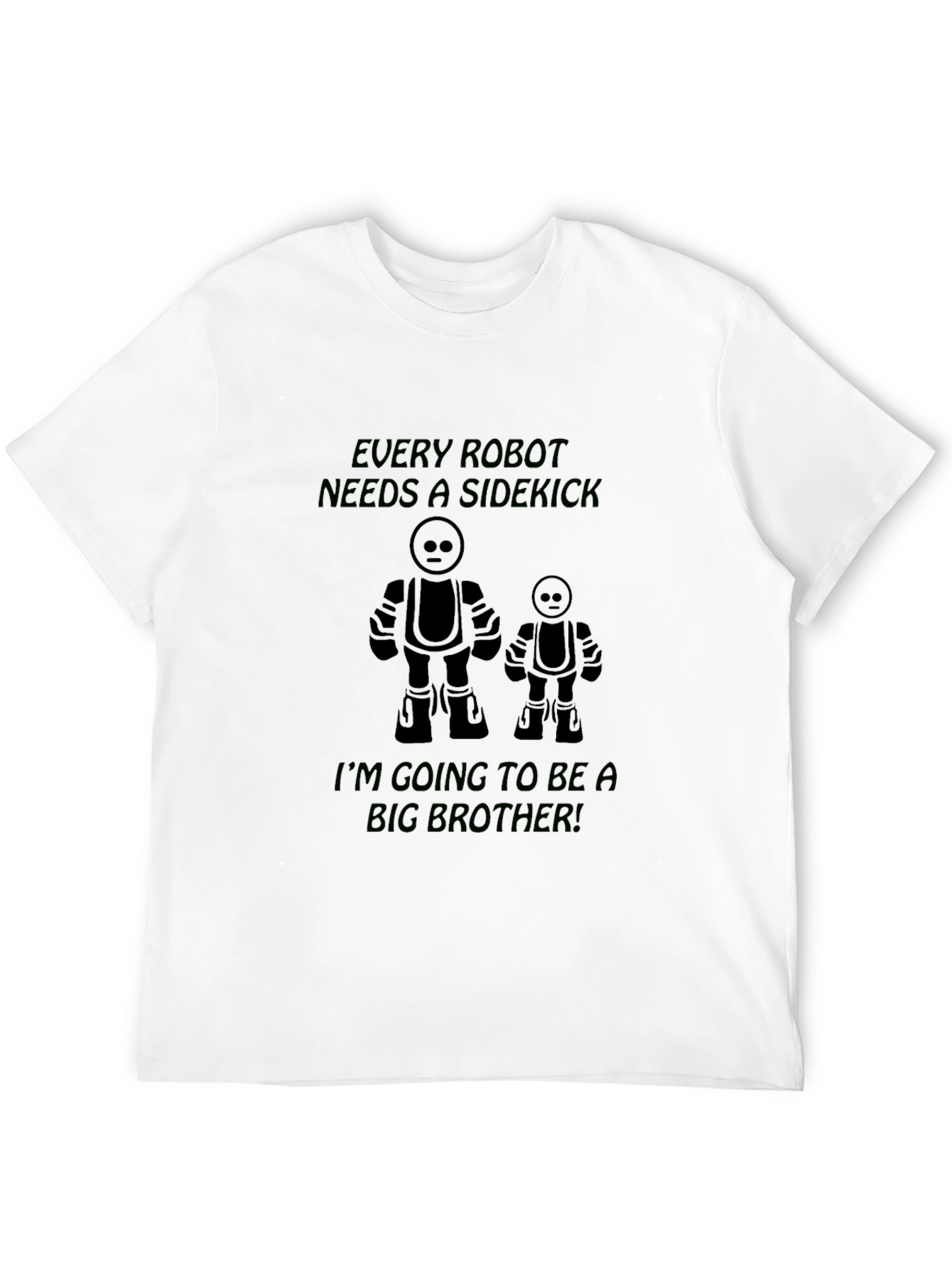 Big Brother Robot T-Shirt: Future Sidekick Tee