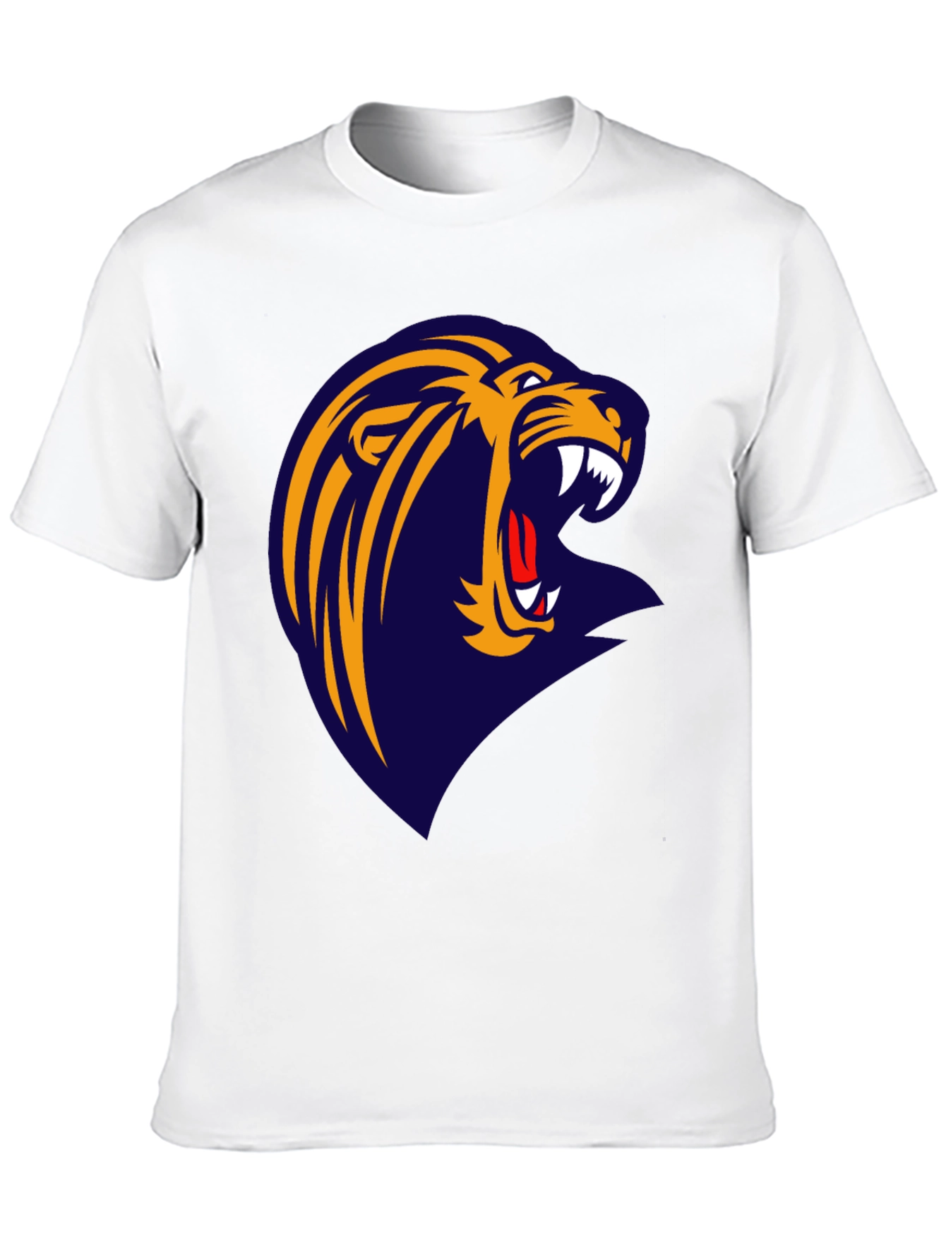 Roaring Lion Graphic Tee - Black Cotton T-Shirt