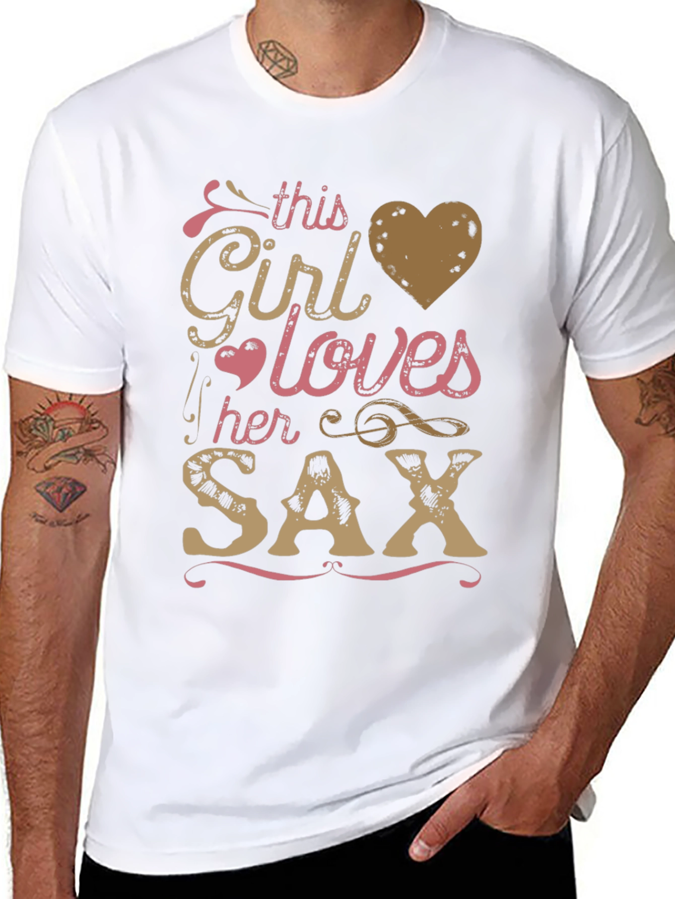 This Girl Loves Her Sax T-Shirt